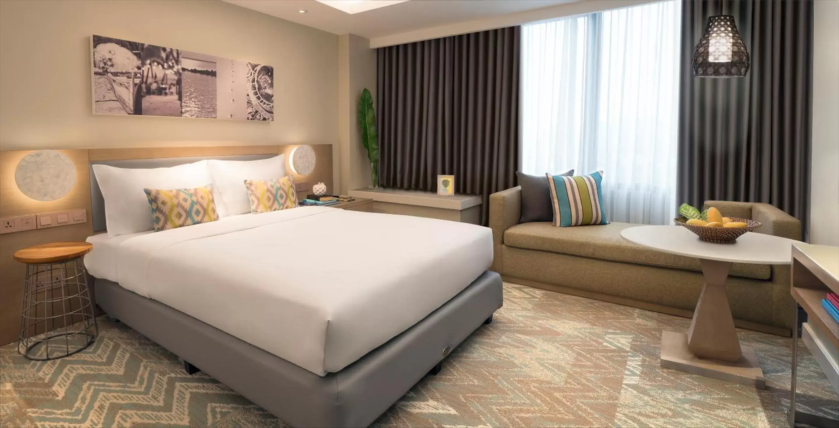 Bed in Citadines Cebu City