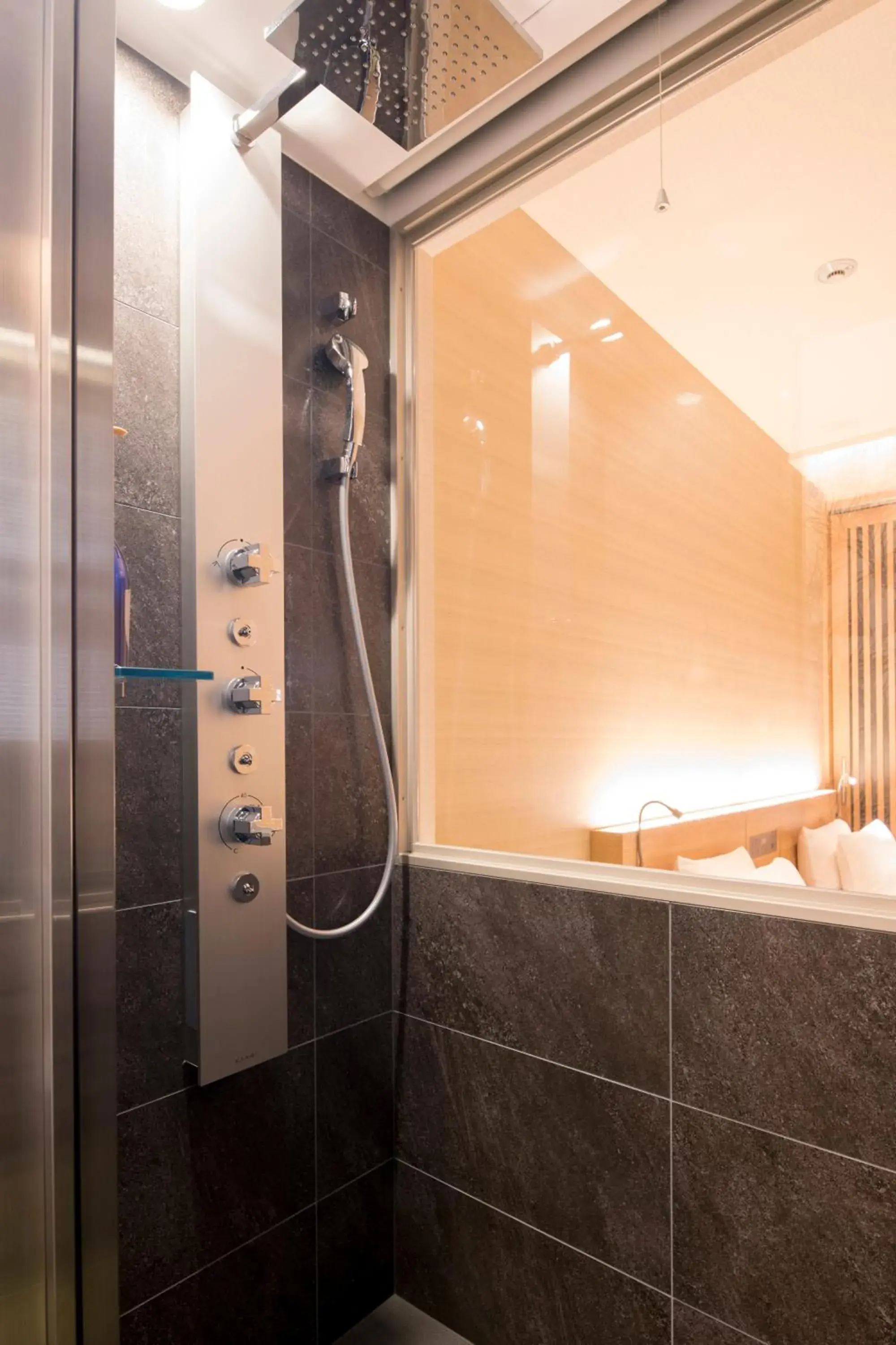 Shower, Bathroom in Piazza Hotel Nara