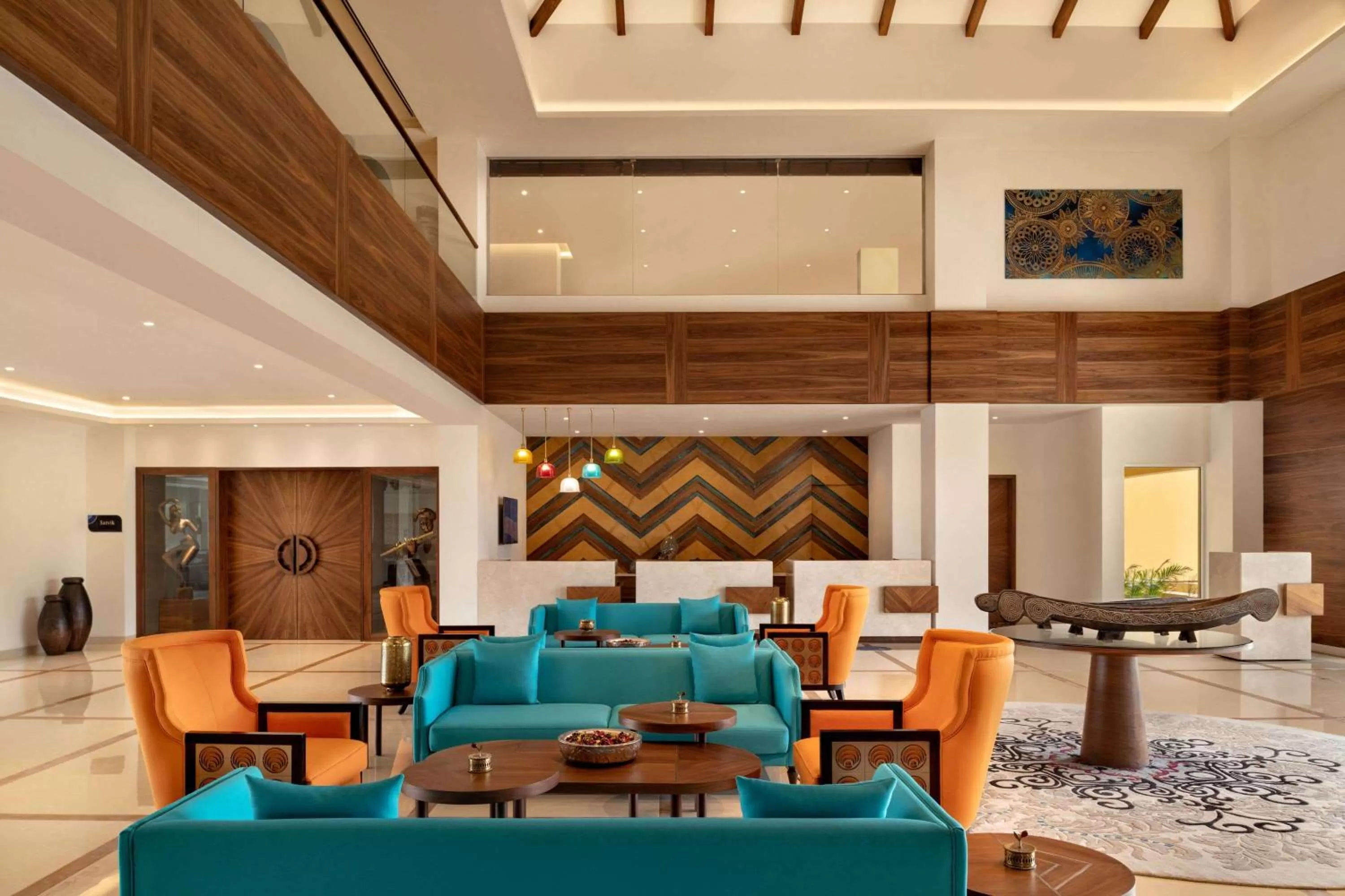 Lobby or reception in Hawthorn Suites by Wyndham Dwarka