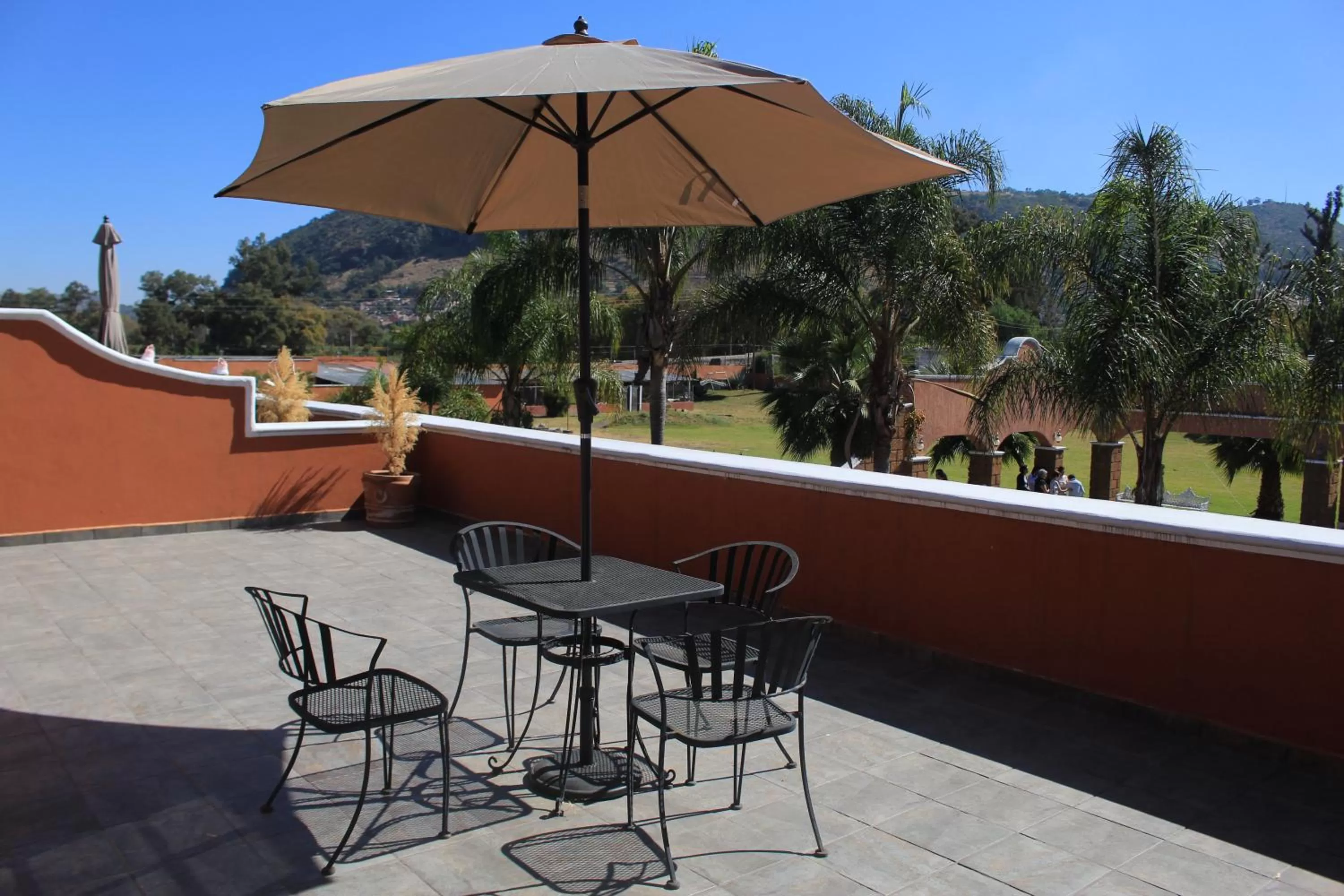 Balcony/Terrace in Hotel Meson del Puente