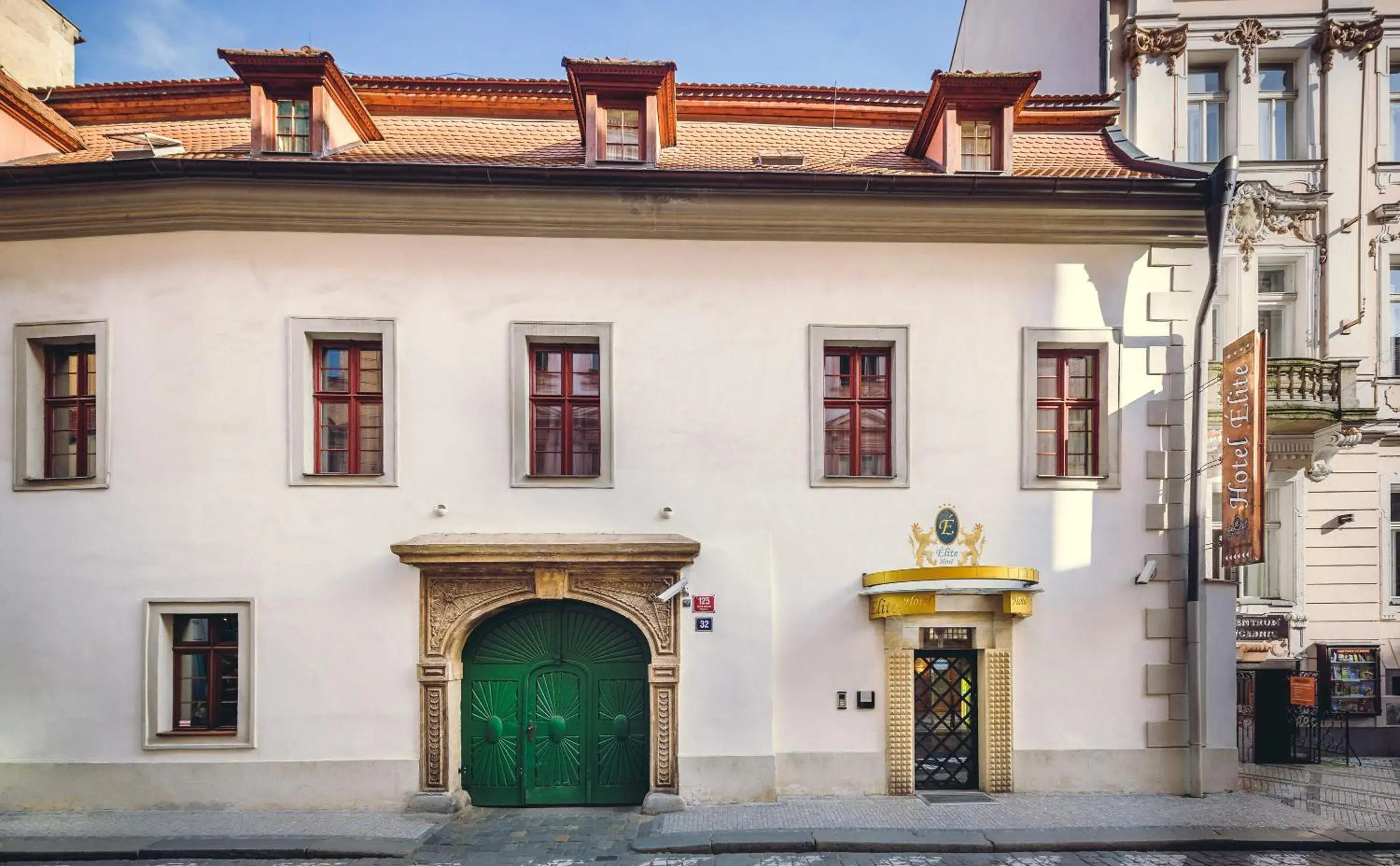 Street view, Property Building in Hotel Elite Prague