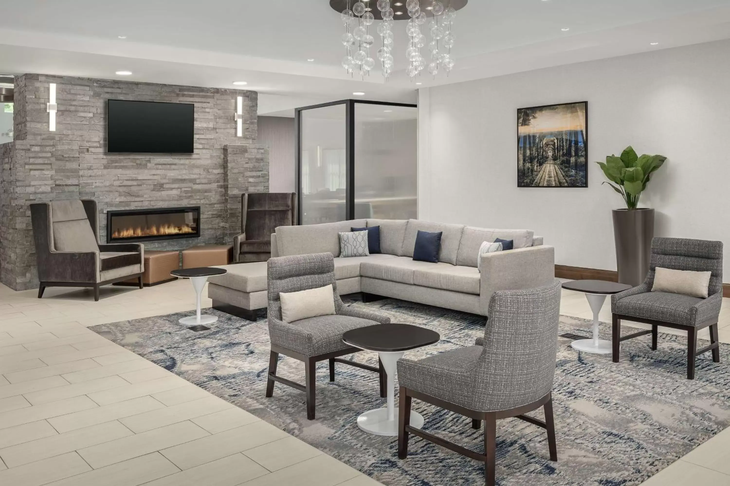 Lobby or reception, Seating Area in Homewood Suites By Hilton Greenville, NC