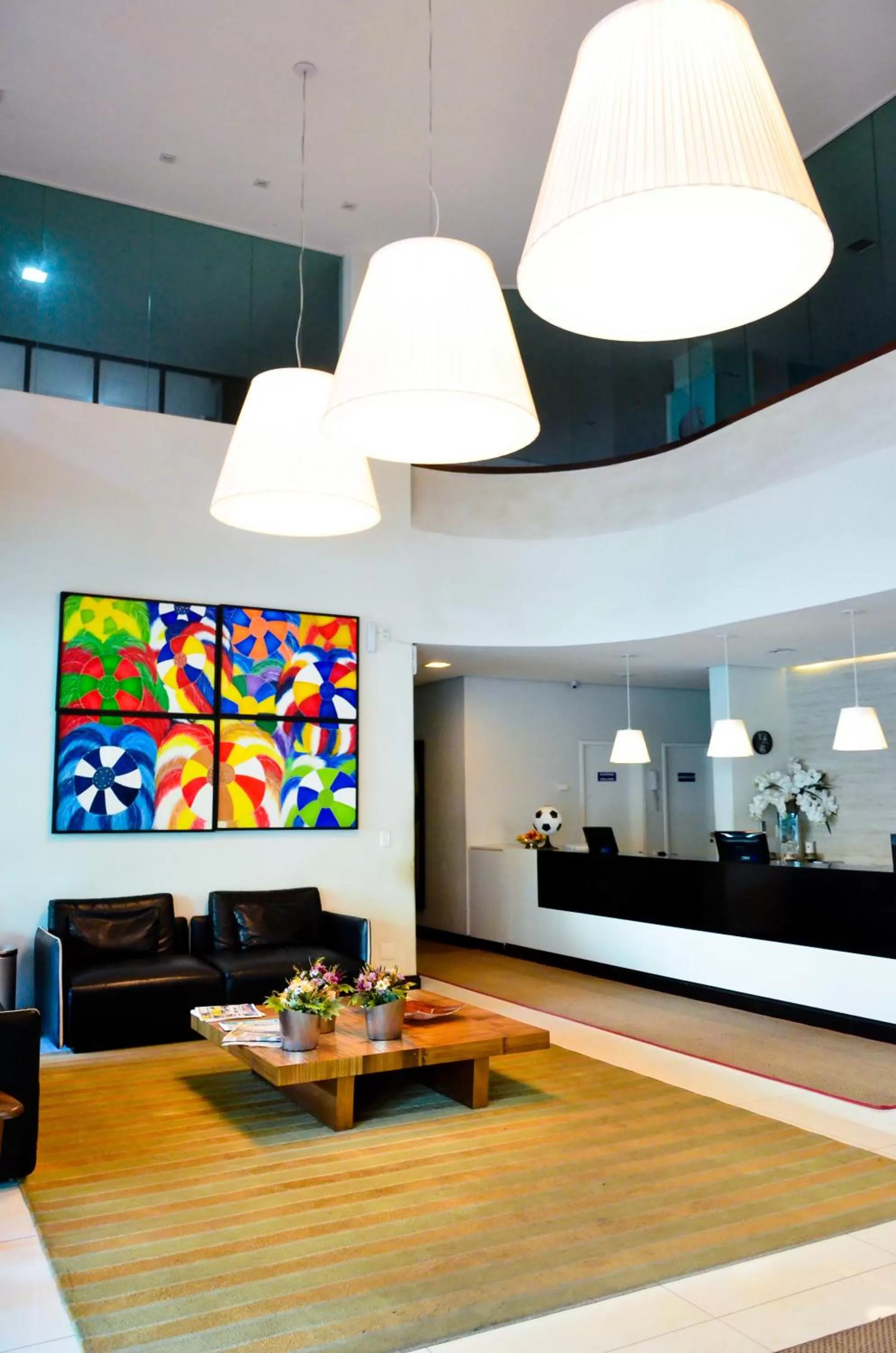 Communal lounge/ TV room in Posseidon Hotel