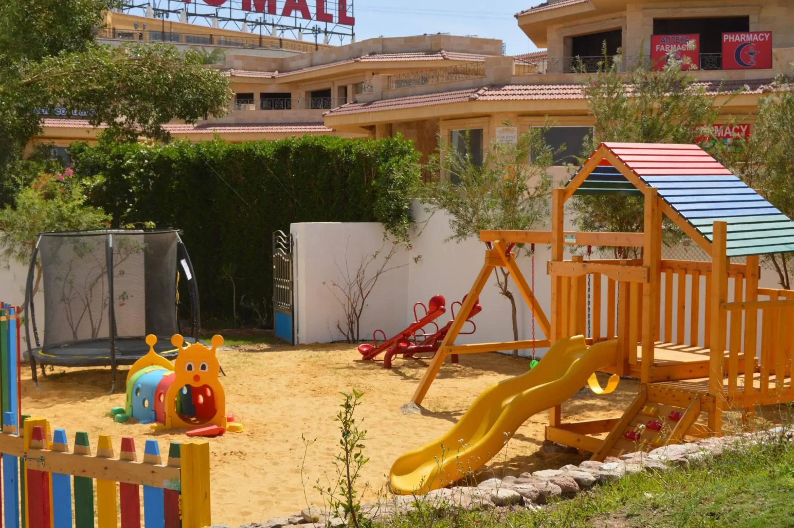 Children play ground, Children's Play Area in Naama Blue Hotel