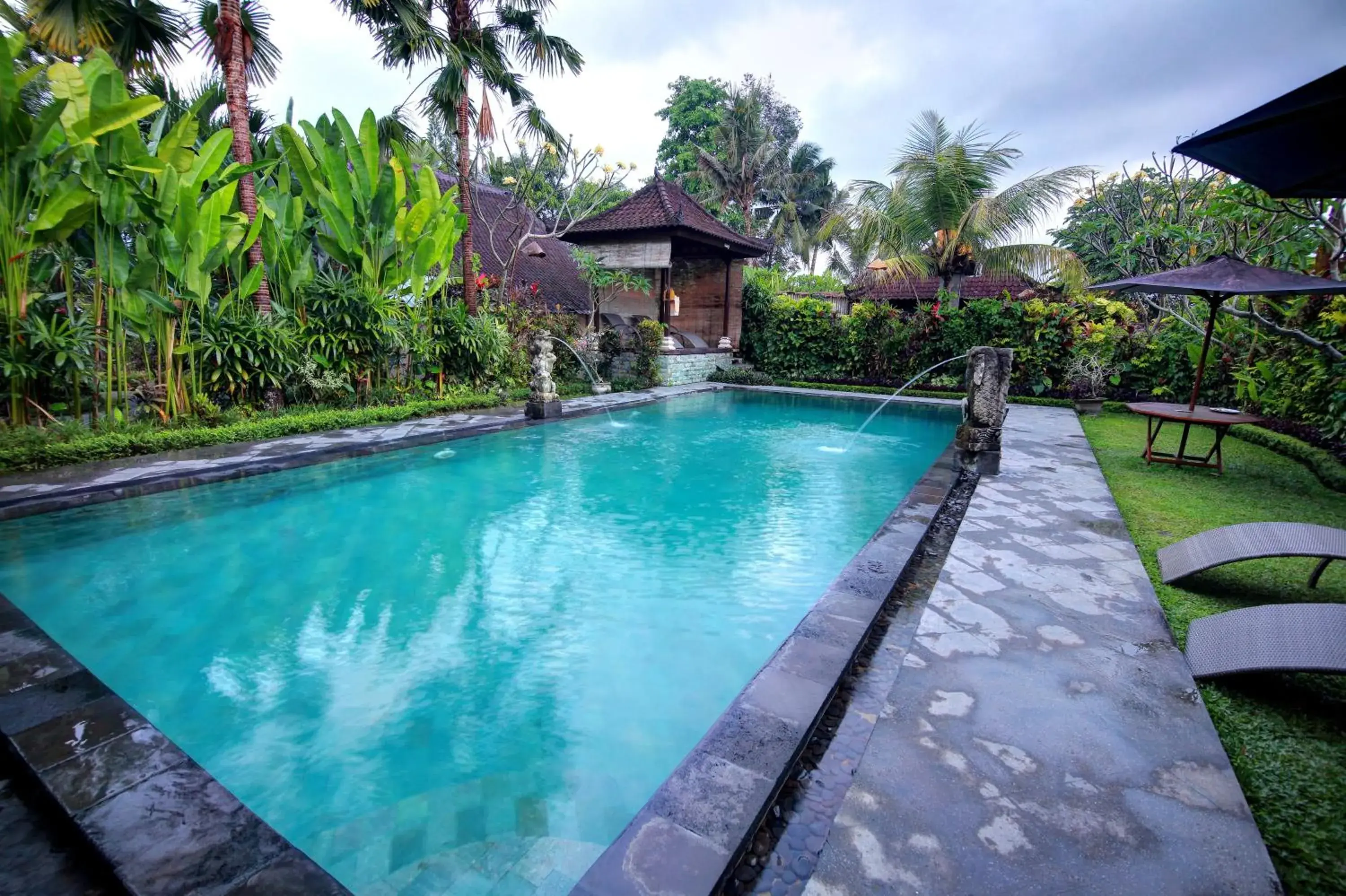 Pool view in Bali Dream Resort Ubud Pool view in Bali Dream Resort Ubud