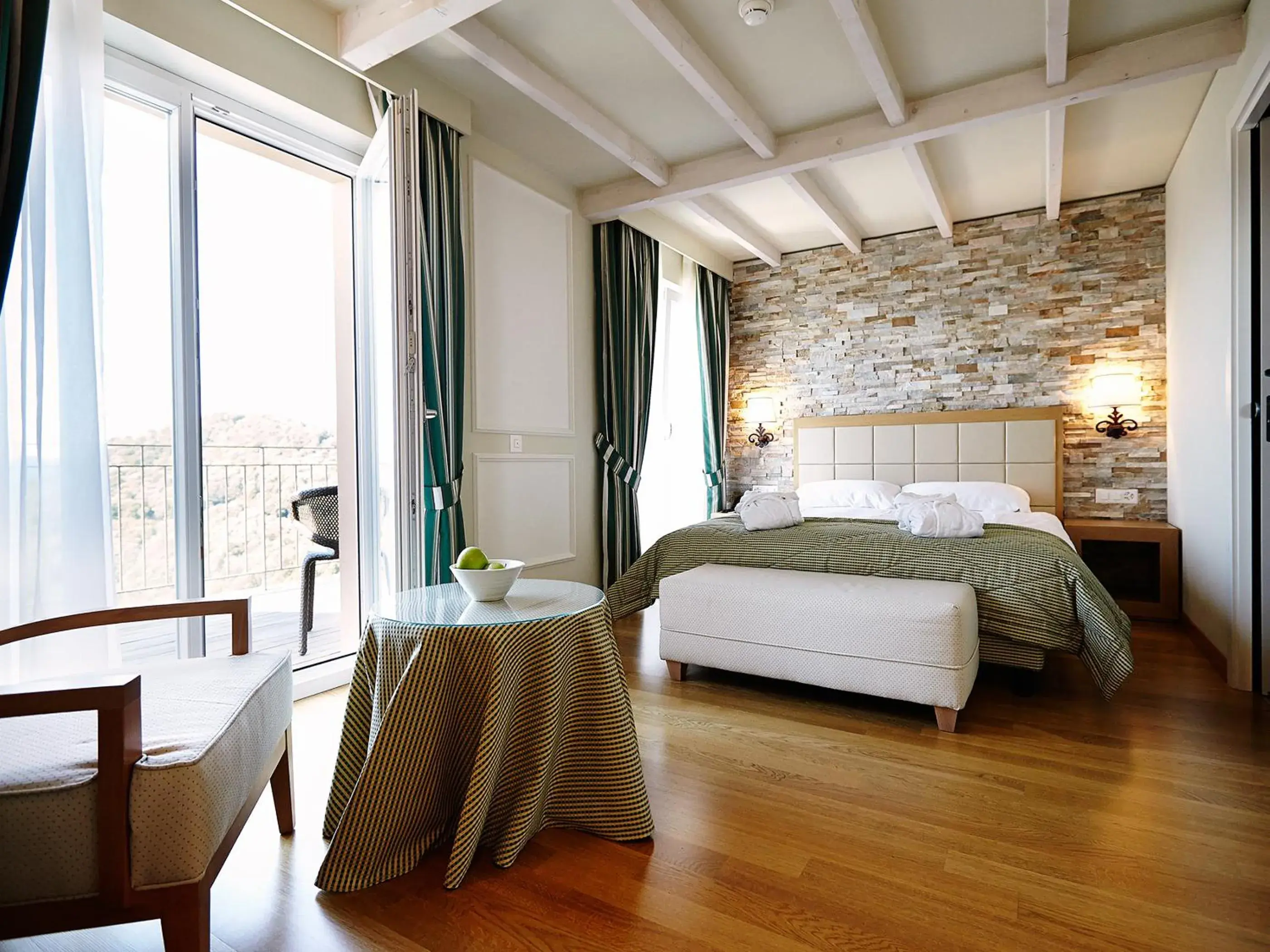 Bedroom in Kurhaus Cademario Hotel & DOT Spa - Ticino Hotels Group