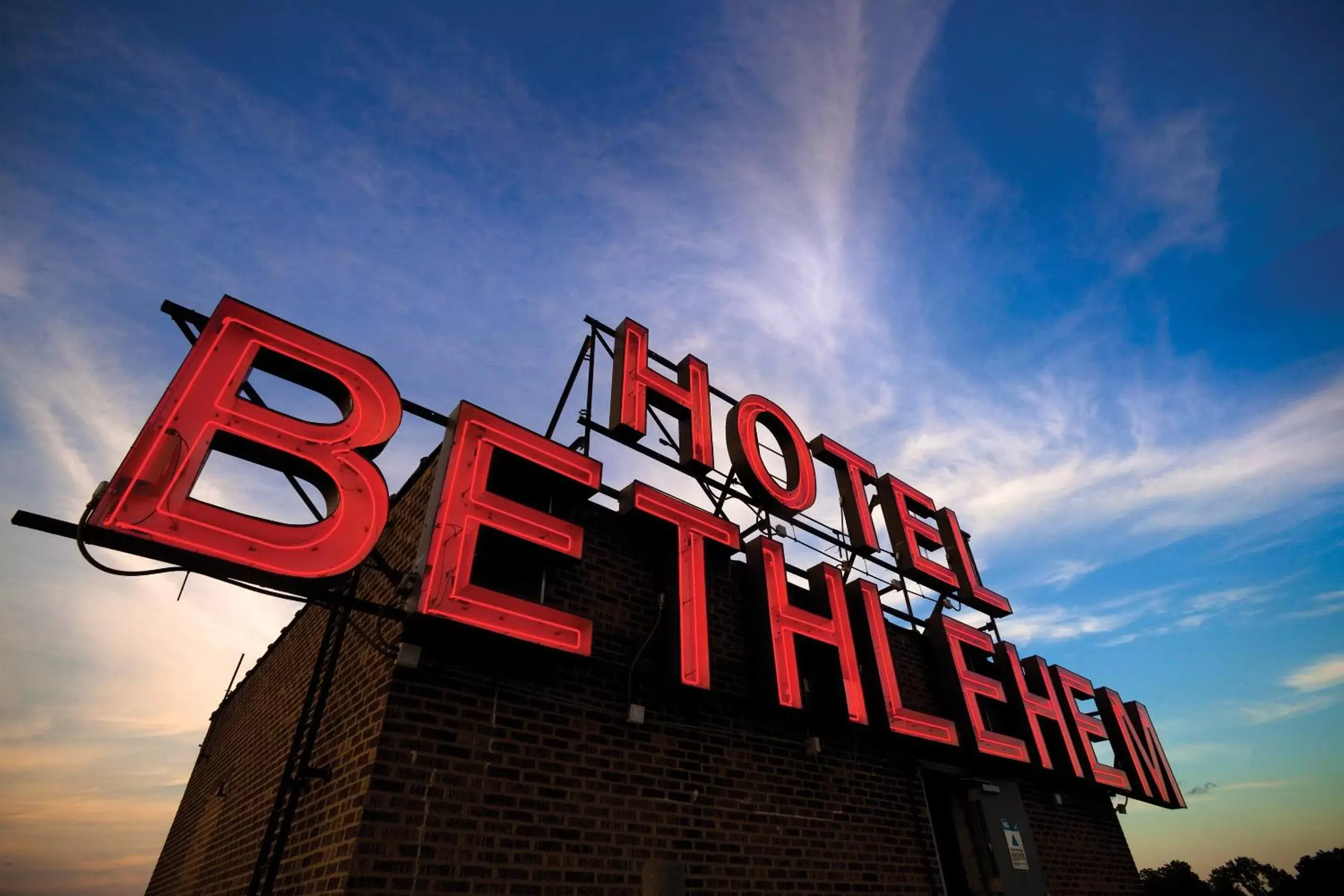 Property building, Property Logo/Sign in Historic Hotel Bethlehem