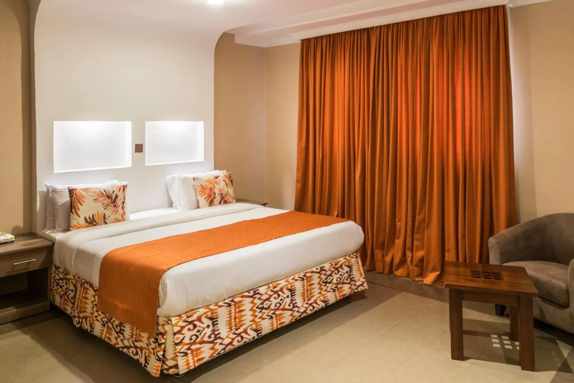 Bed in Hotel Waterbuck