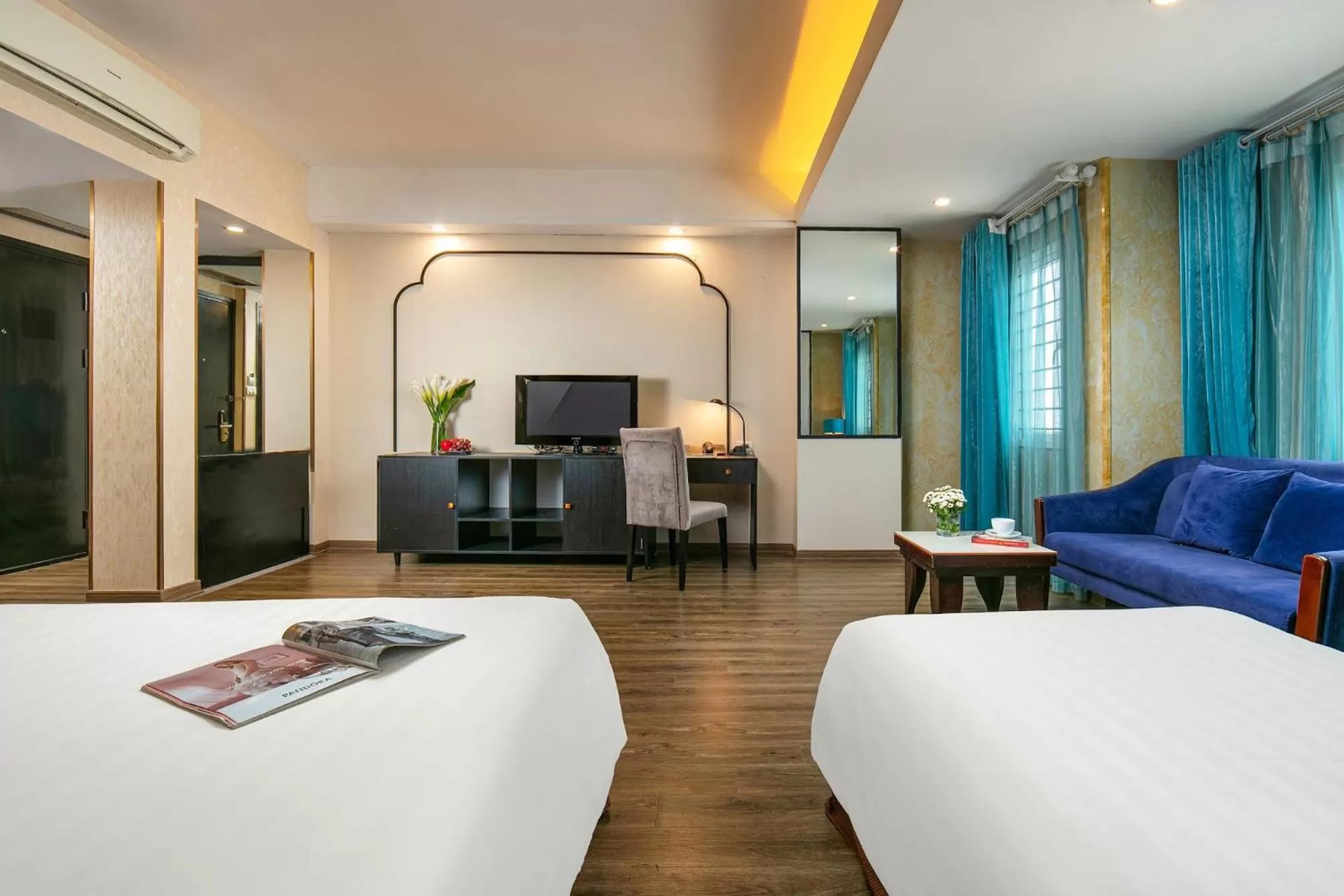 Photo of the whole room, Bed in Ja Cosmo Hotel and Spa