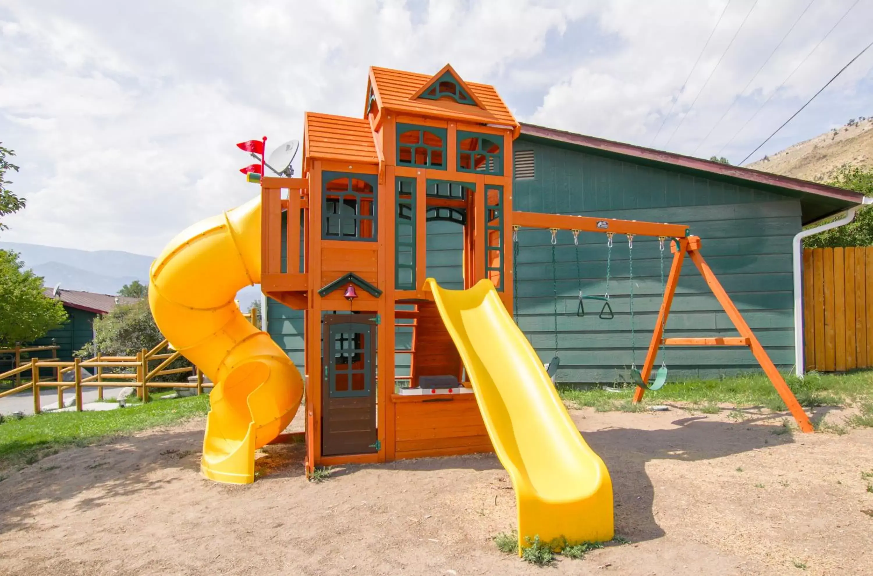 Children play ground, Children's Play Area in Yellowstone Gateway Inn