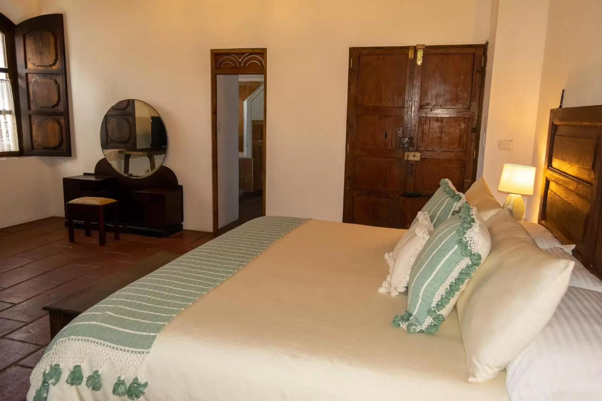 Decorative detail, Bed in Hotel La Villa Serena