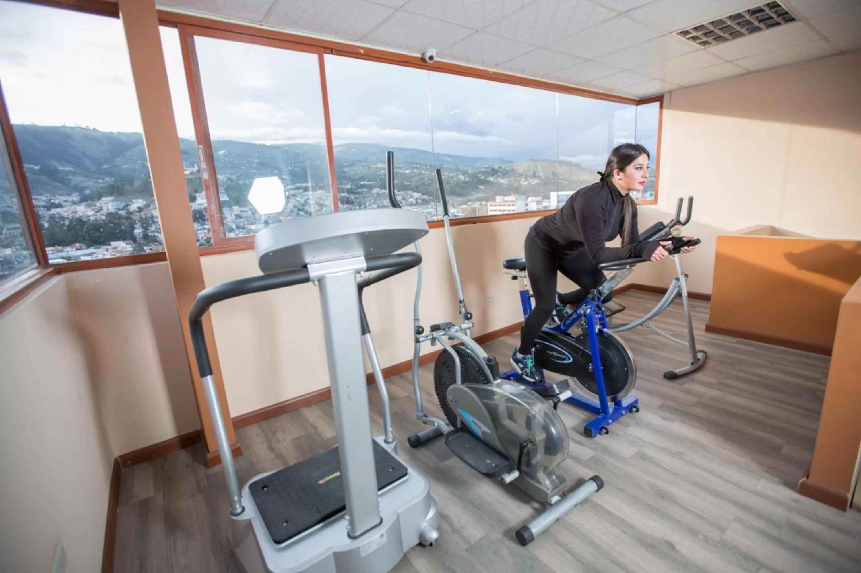 Fitness centre/facilities in La Kapital Hotel