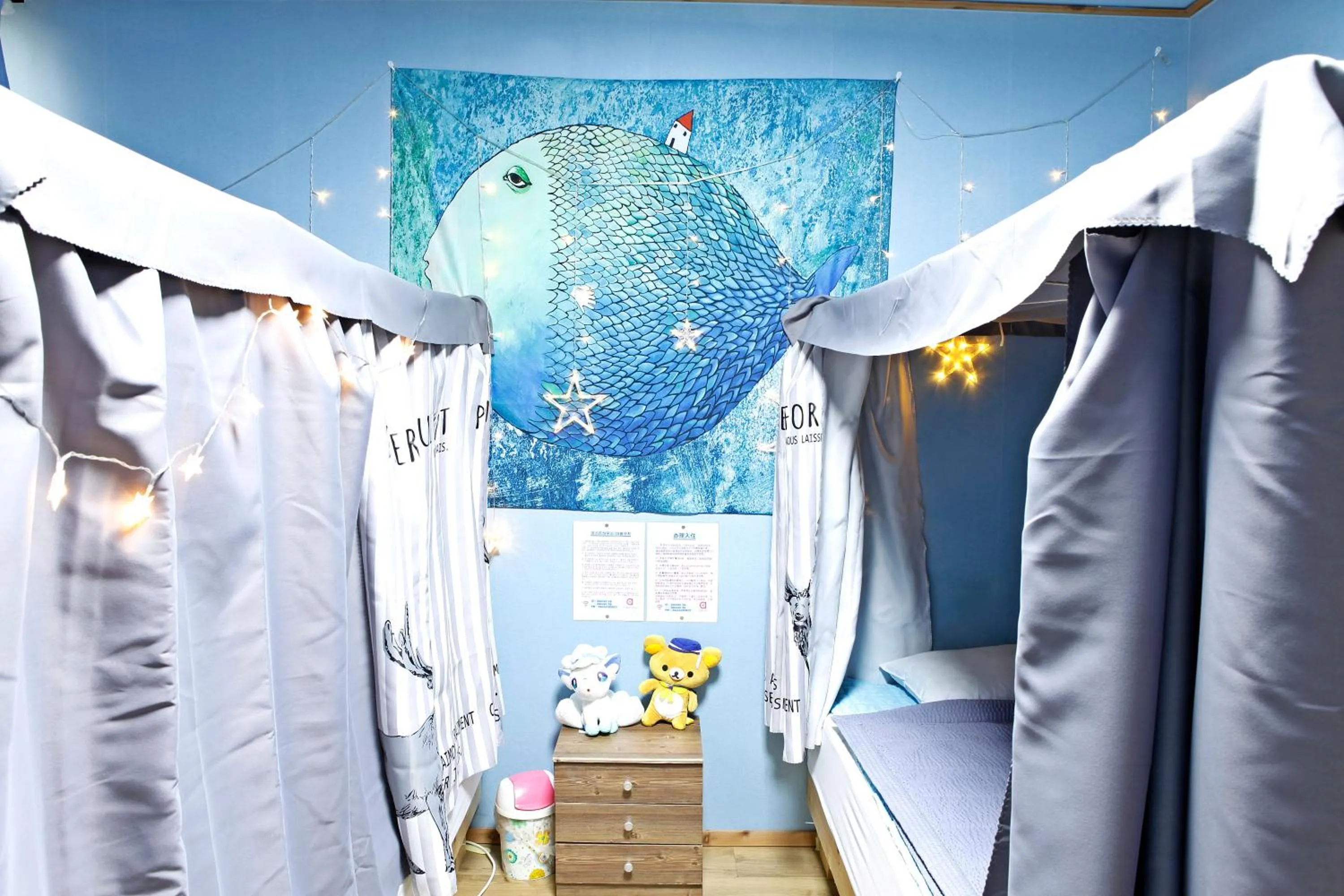 Bed in Baozen Guesthouse