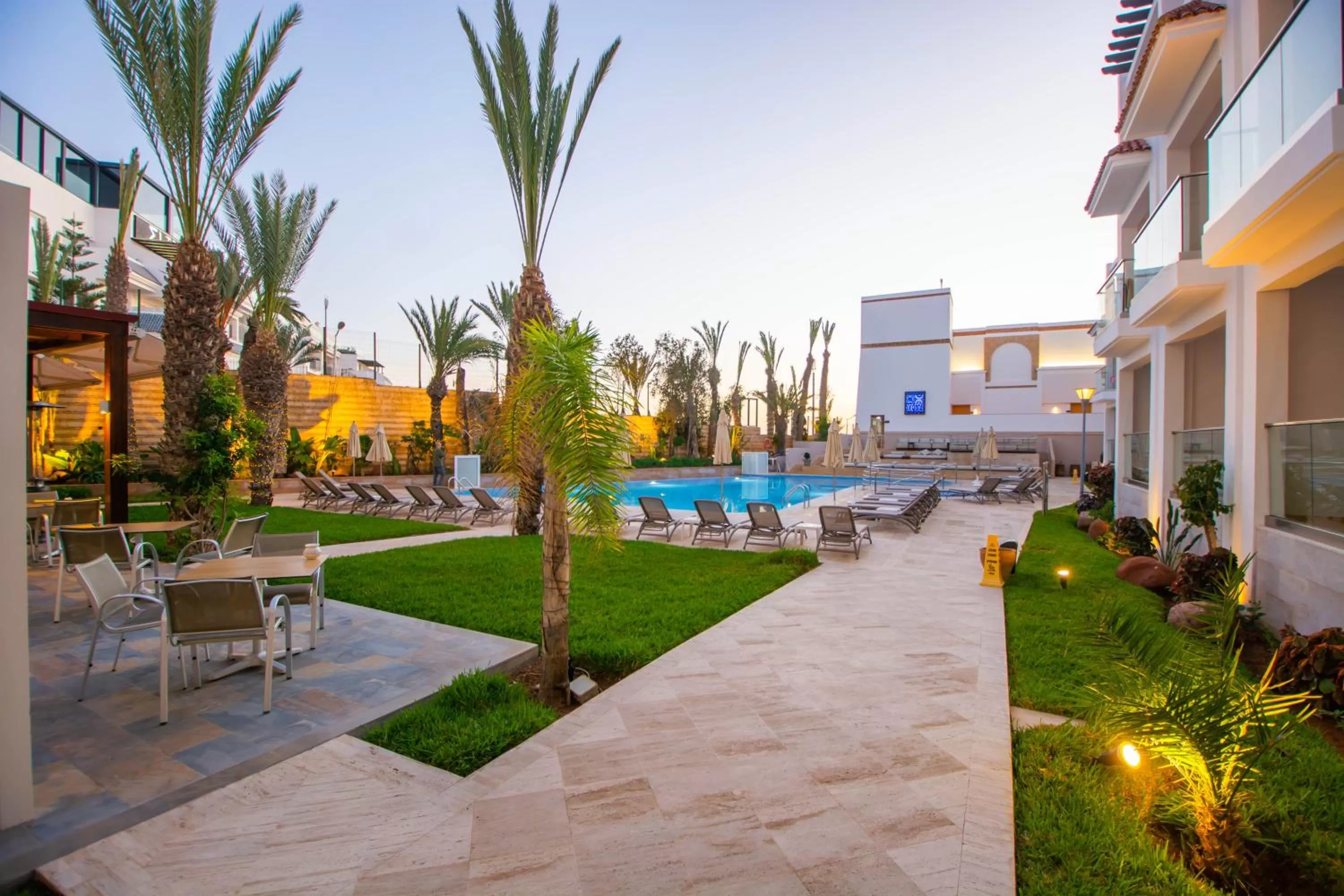 Garden view in Hotel Timoulay and Spa Agadir