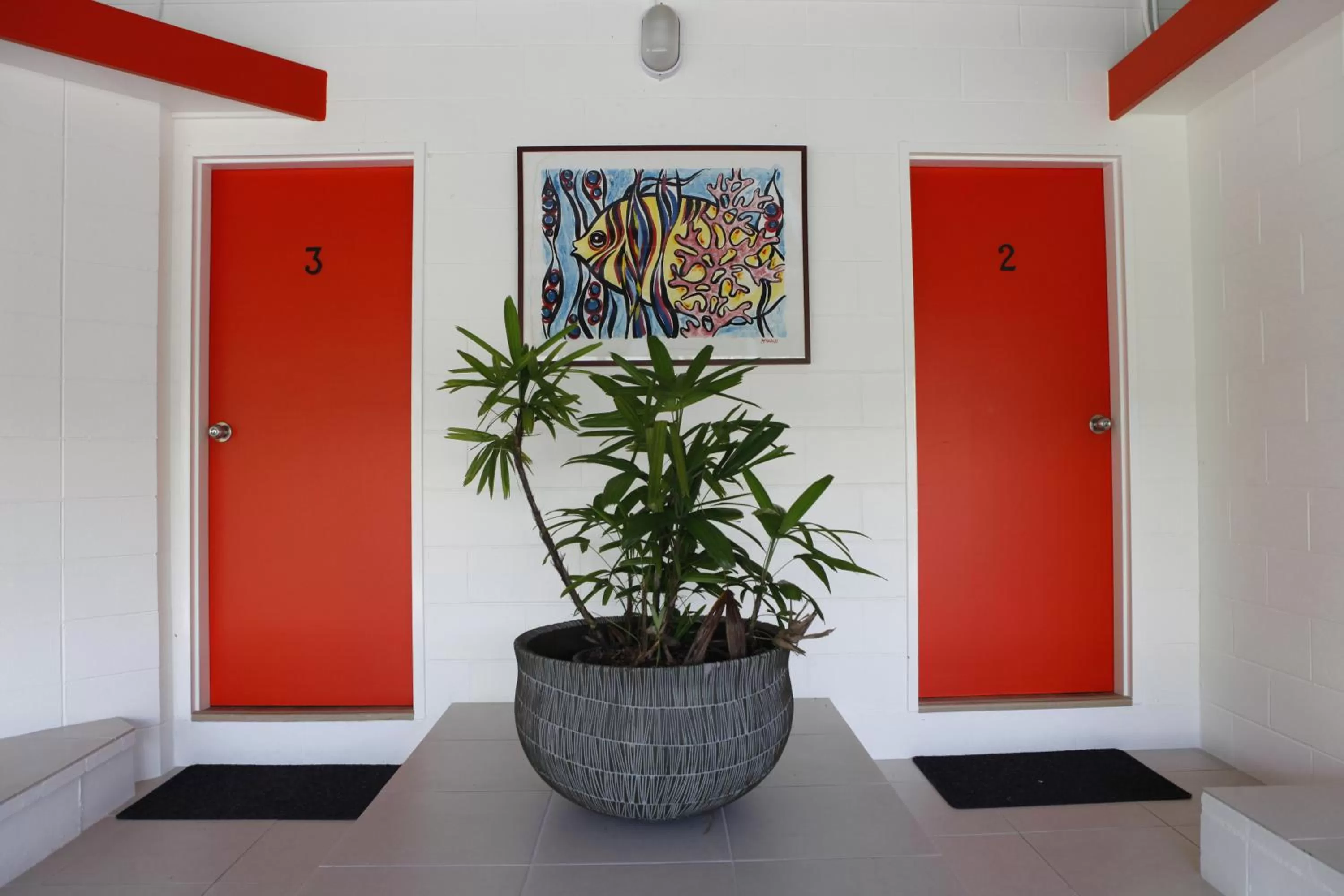 Decorative detail in Port Douglas Motel