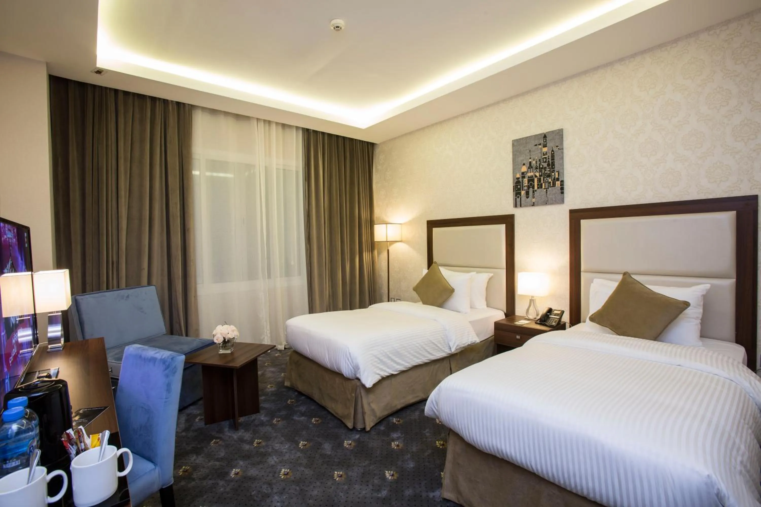 Bedroom, Bed in The Town Hotel Doha