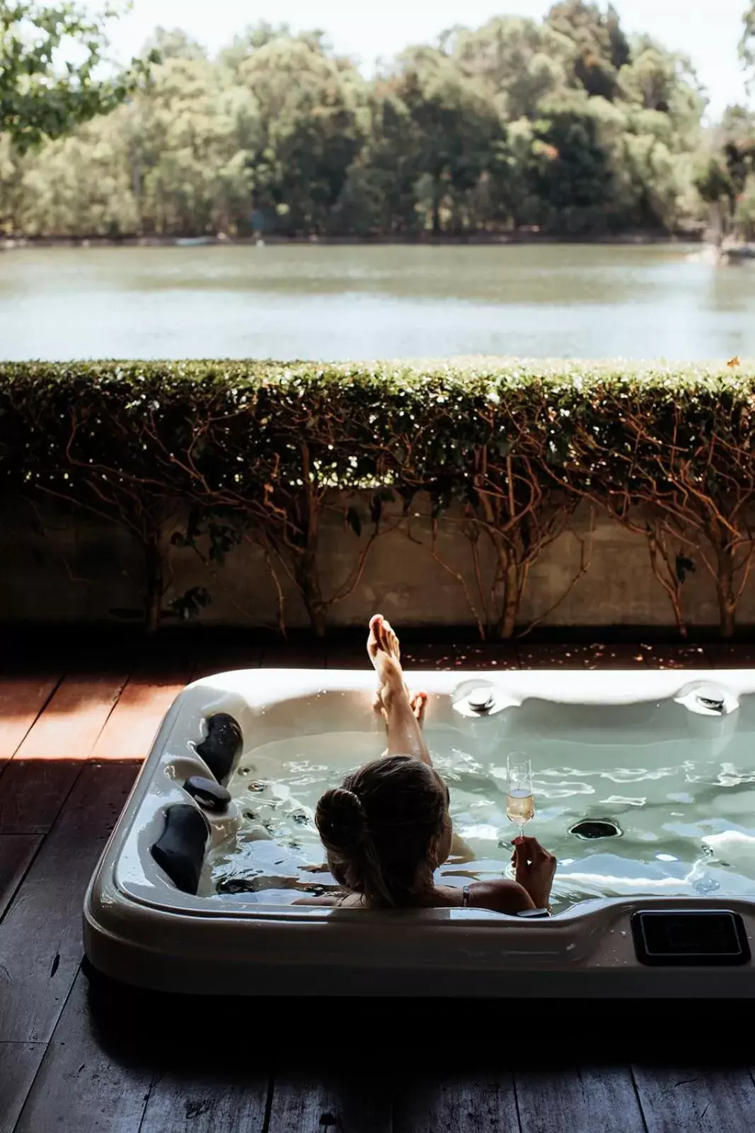 Open Air Bath in Losari Retreat