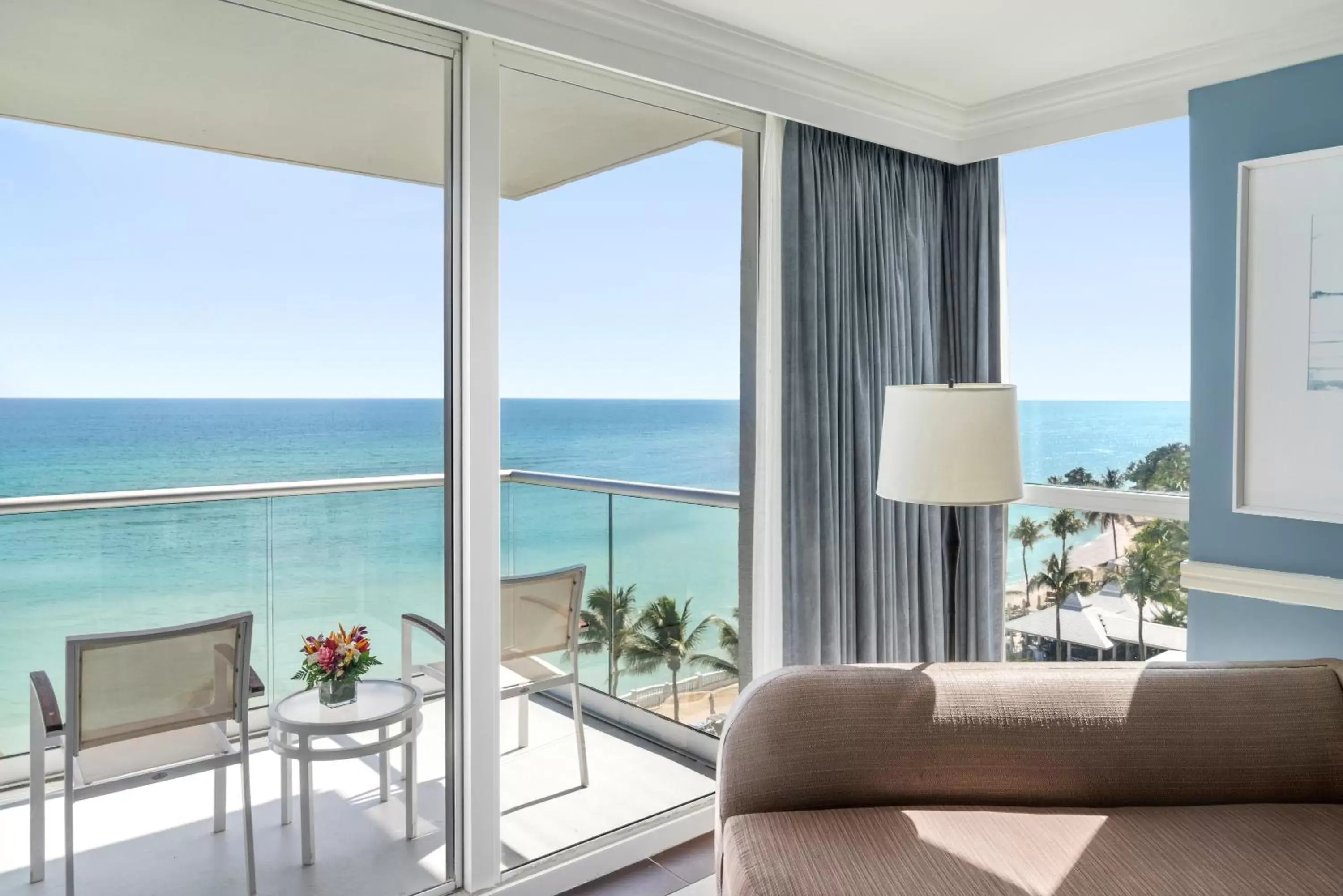Balcony/Terrace, Sea View in Hilton Rose Hall Resort & Spa