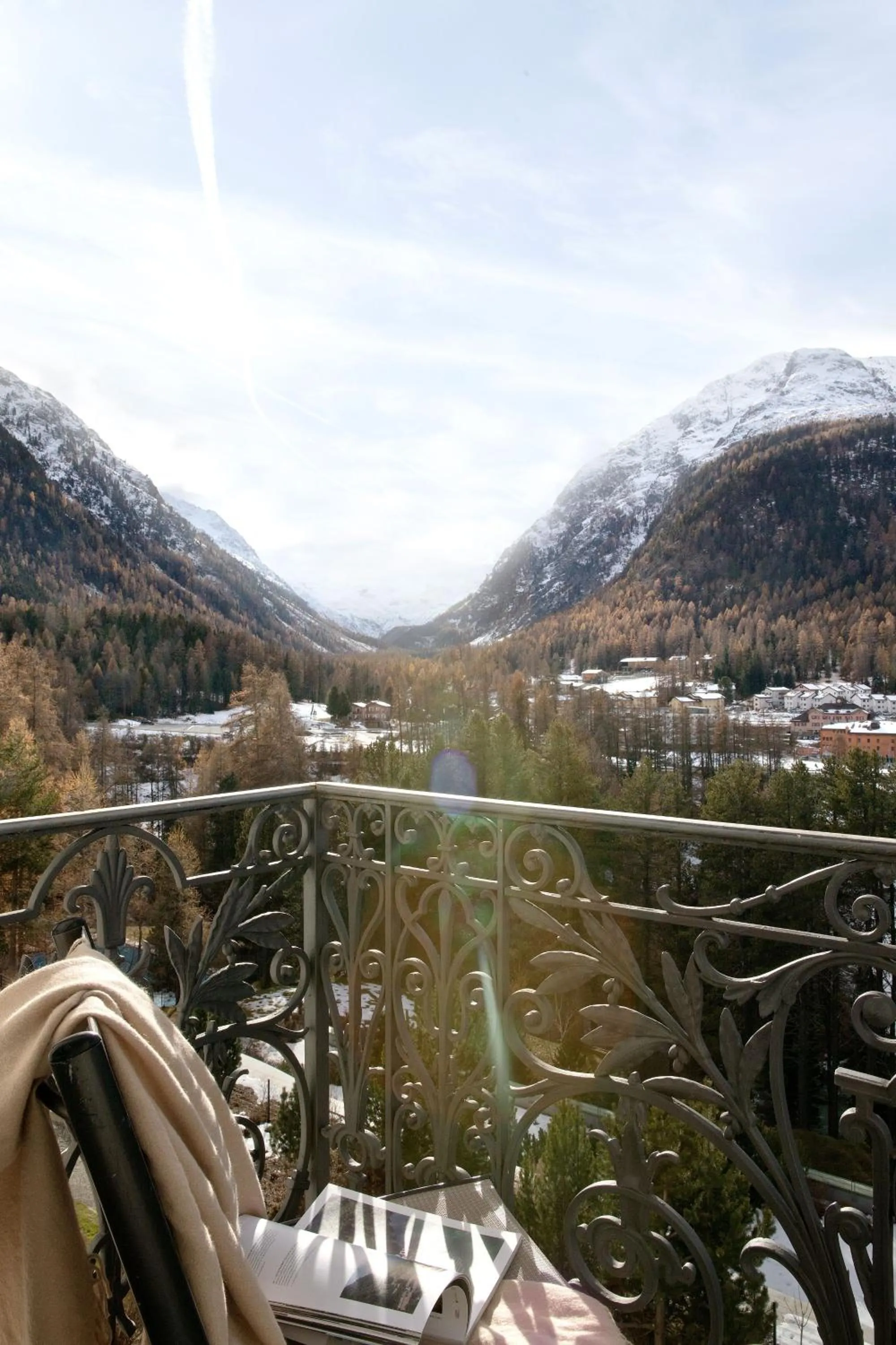 Mountain view in Grand Hotel Kronenhof