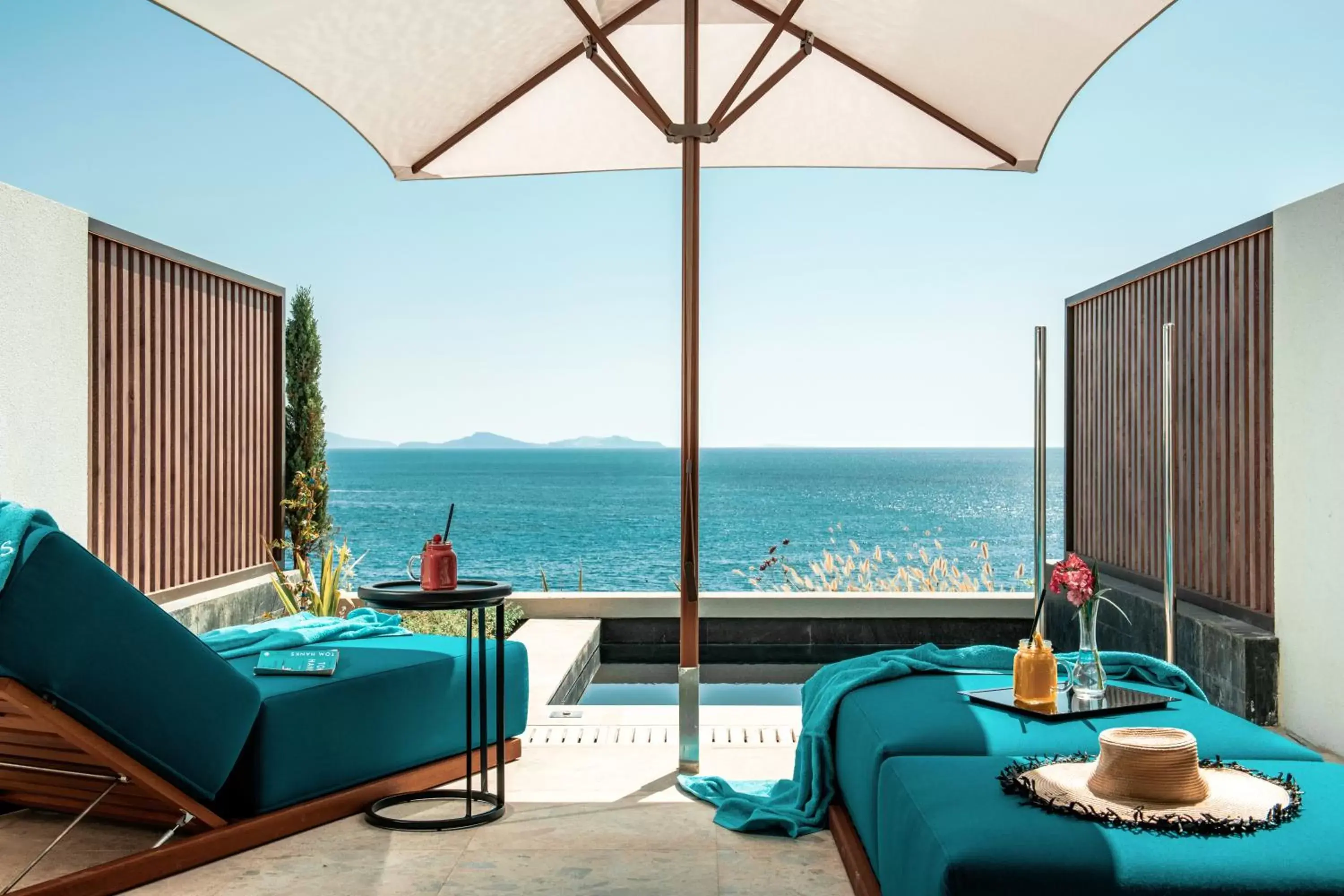 Balcony/Terrace in Mitsis Summer Palace Beach Hotel