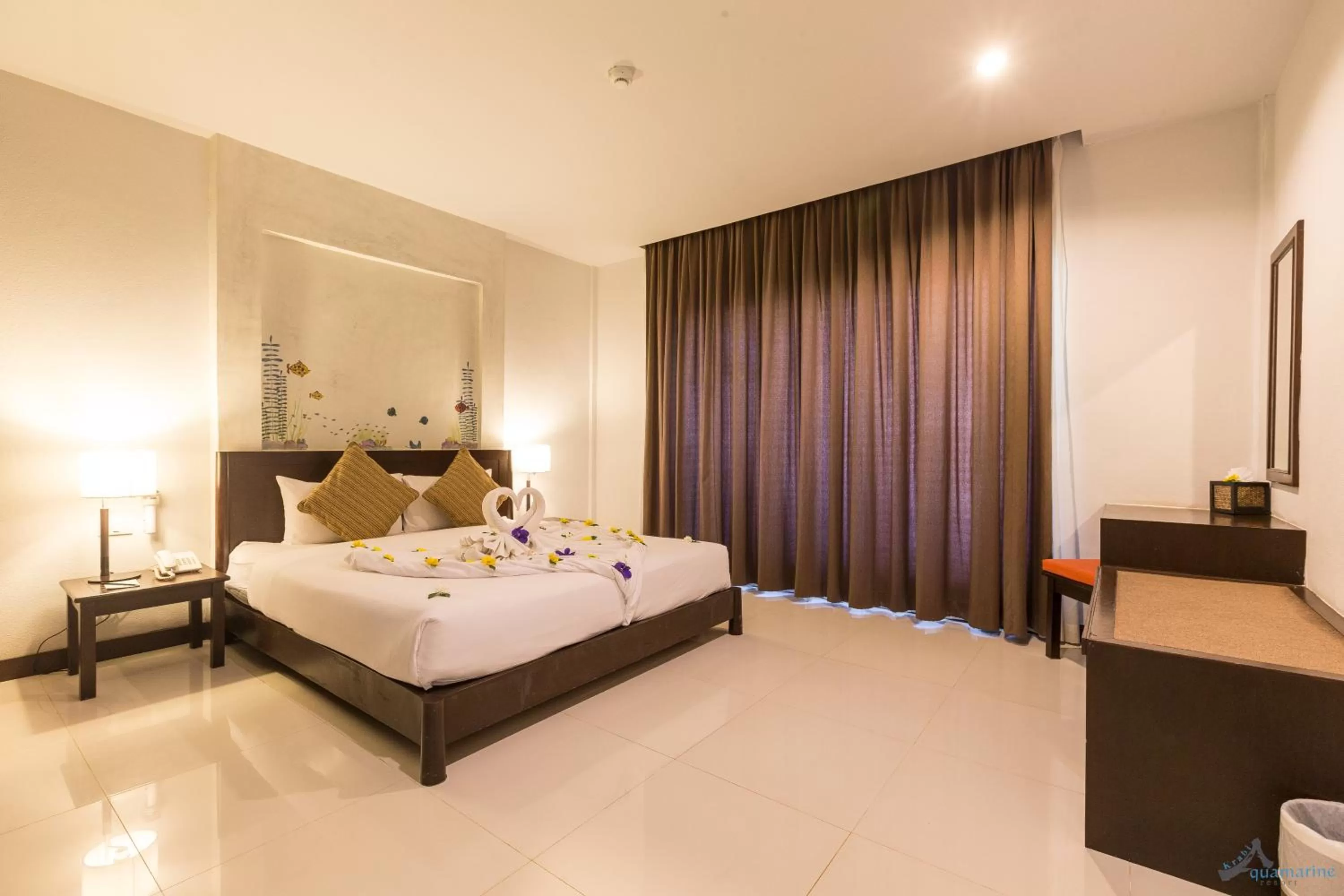 Bed in Krabi Aquamarine Resort - SHA Plus