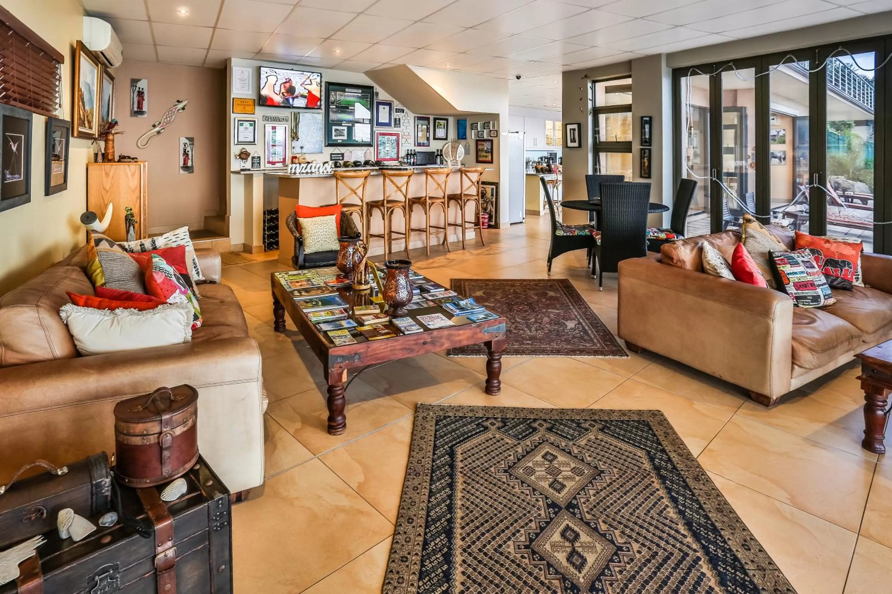 Patio in Zimbali View Eco Guesthouse