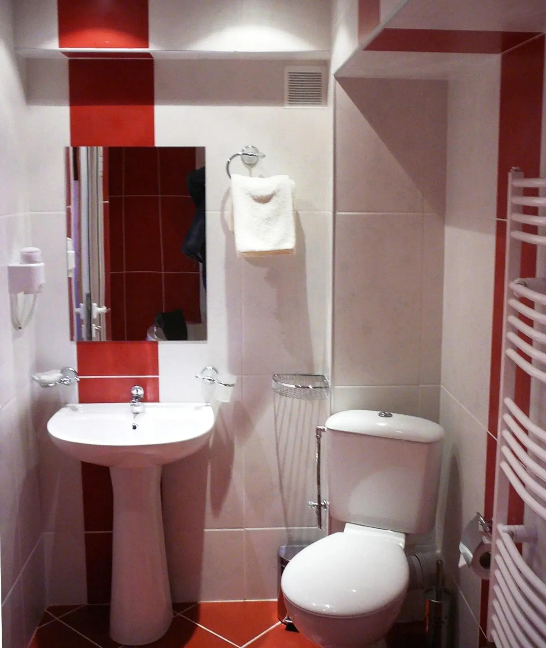 Bathroom in Hotel Akvaya