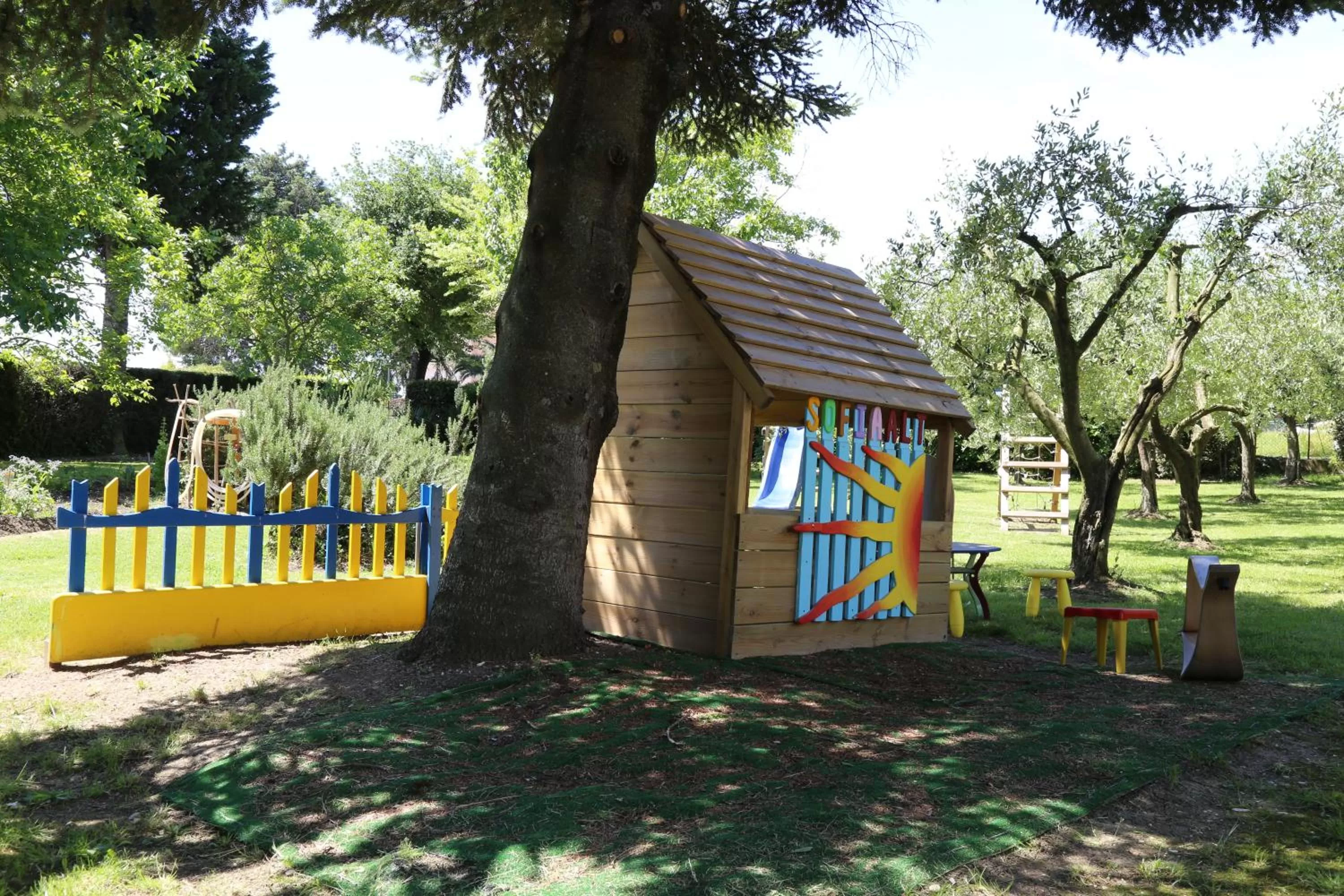 Children play ground in Al Villino del Sole