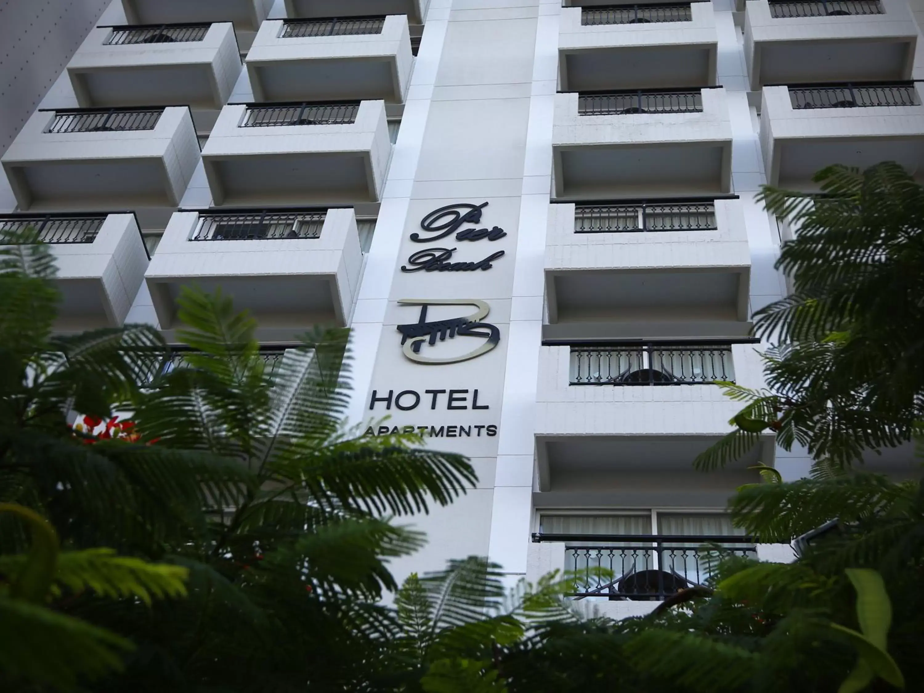 Property building in Pier Beach Hotel Apartments