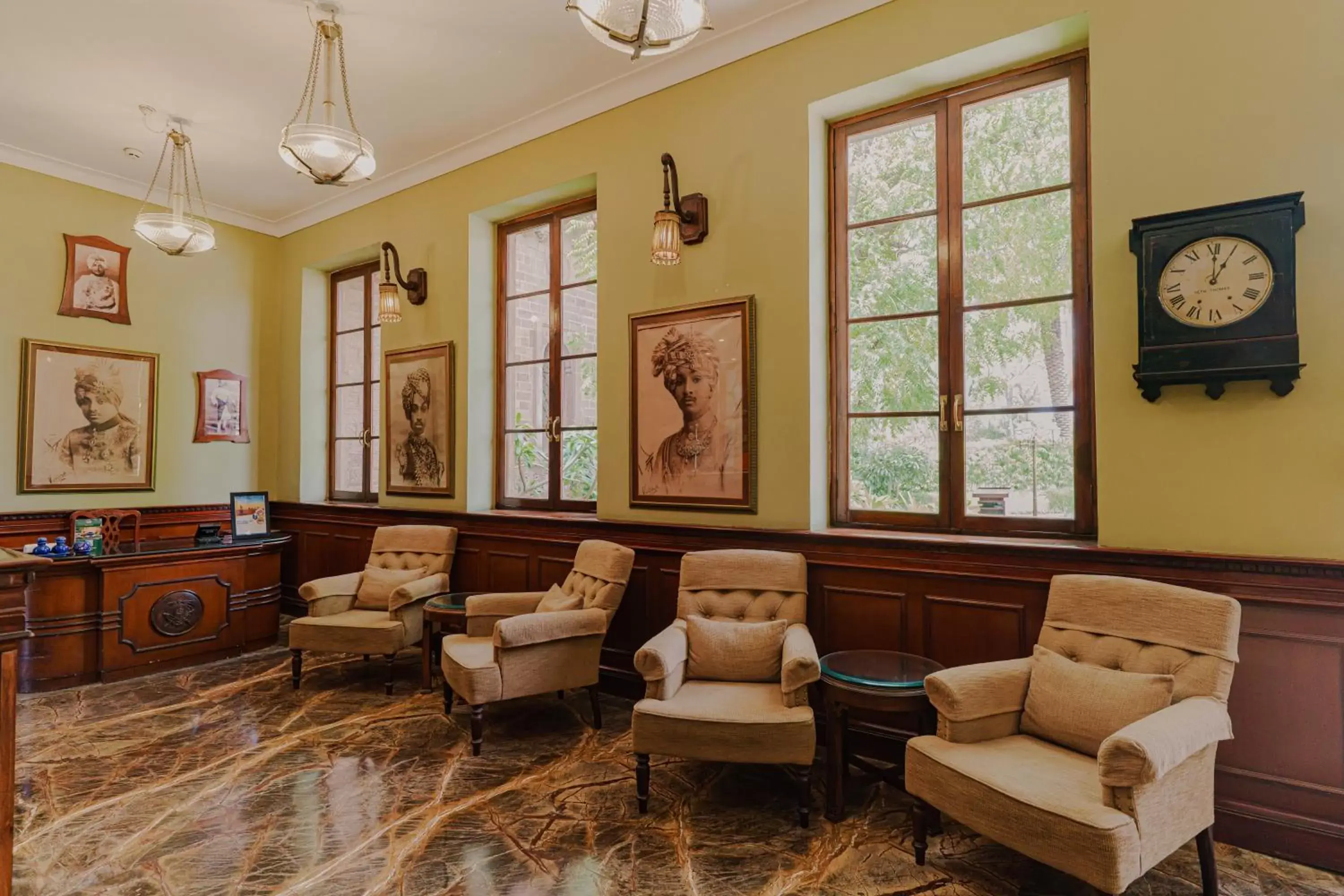 Lobby or reception in Ajit Bhawan - A Palace Resort Lobby or reception in Ajit Bhawan - A Palace Resort