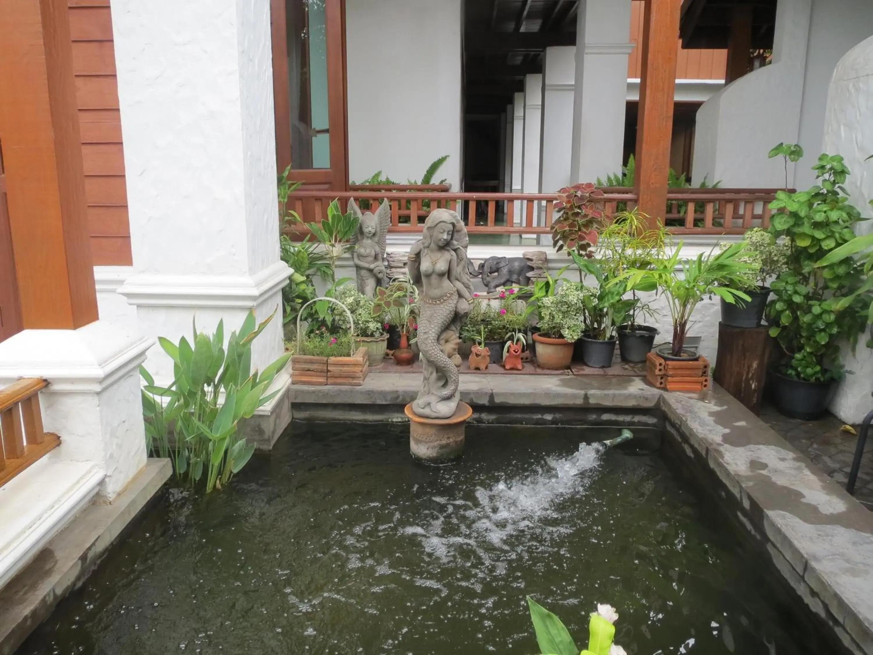 Garden in Baanlek Home Stay