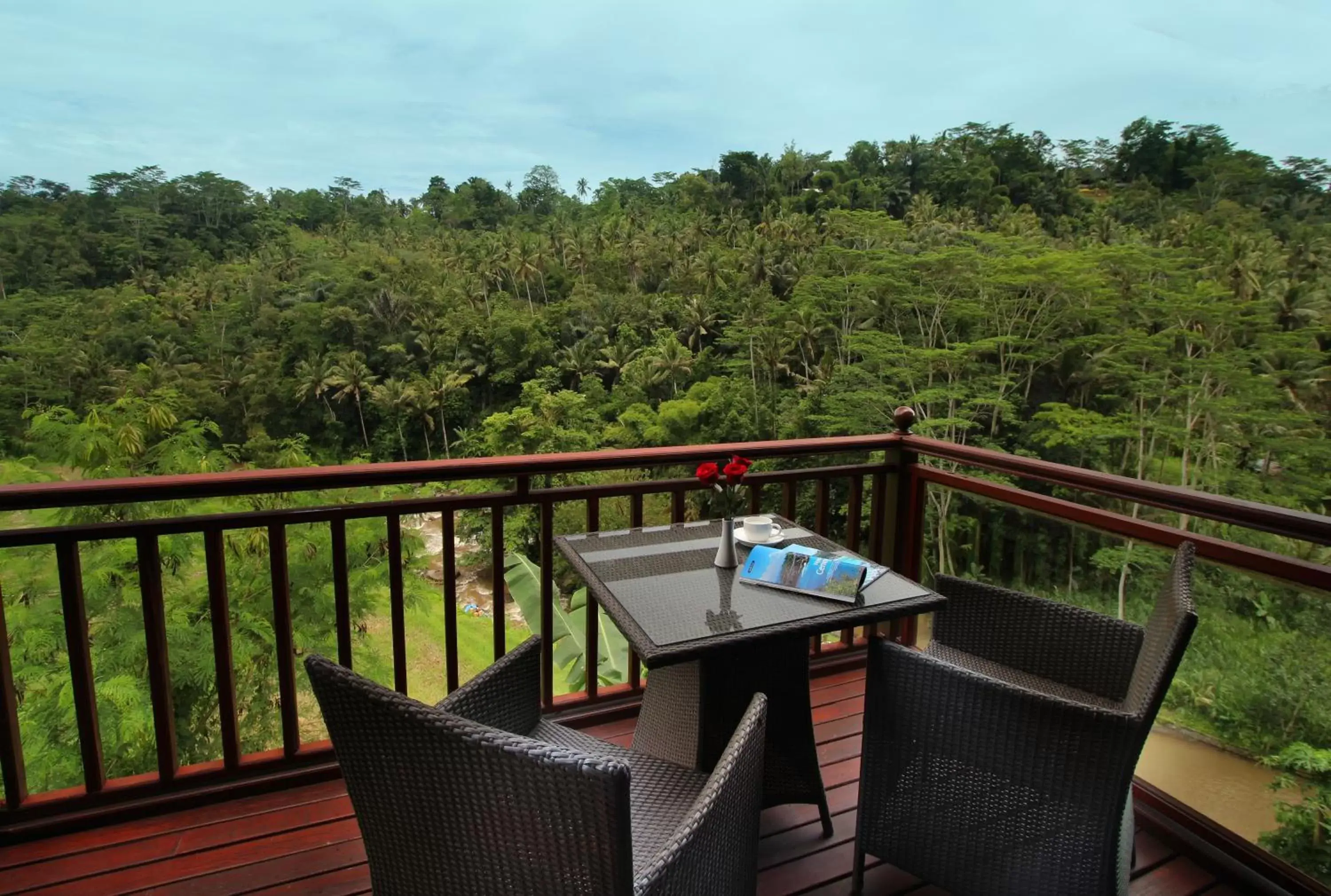 Lake view, Balcony/Terrace in Kupu Kupu Barong Villas and Tree Spa by L’OCCITANE
