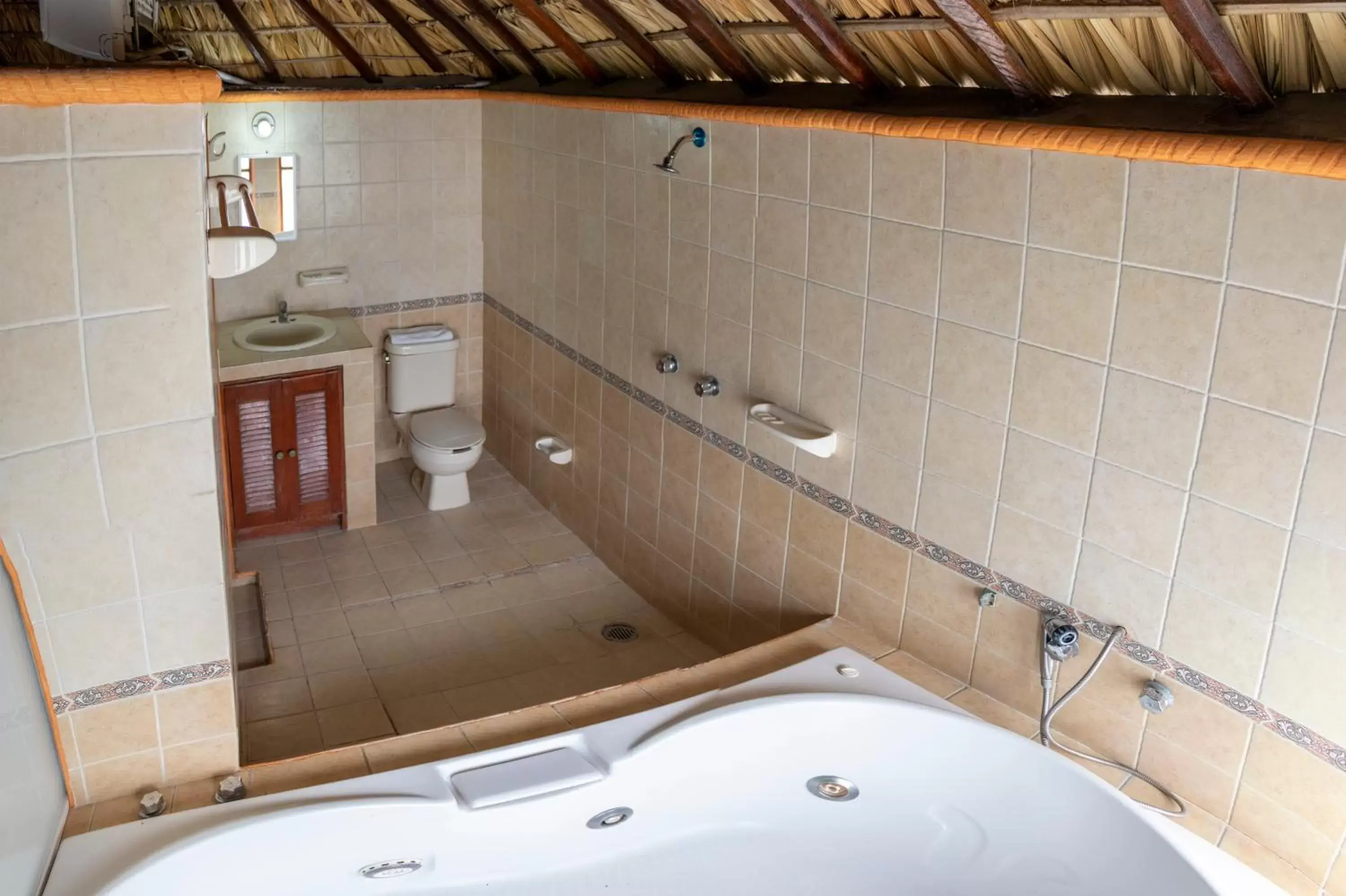 Bathroom in Hotel Bungalows Acuario