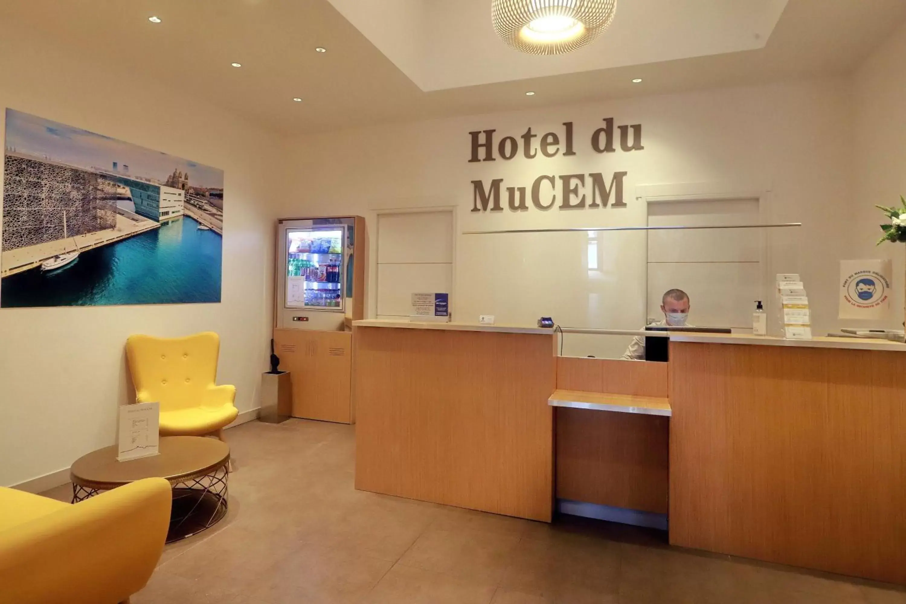 Lobby or reception, Lobby/Reception in Best Western Hotel du Mucem