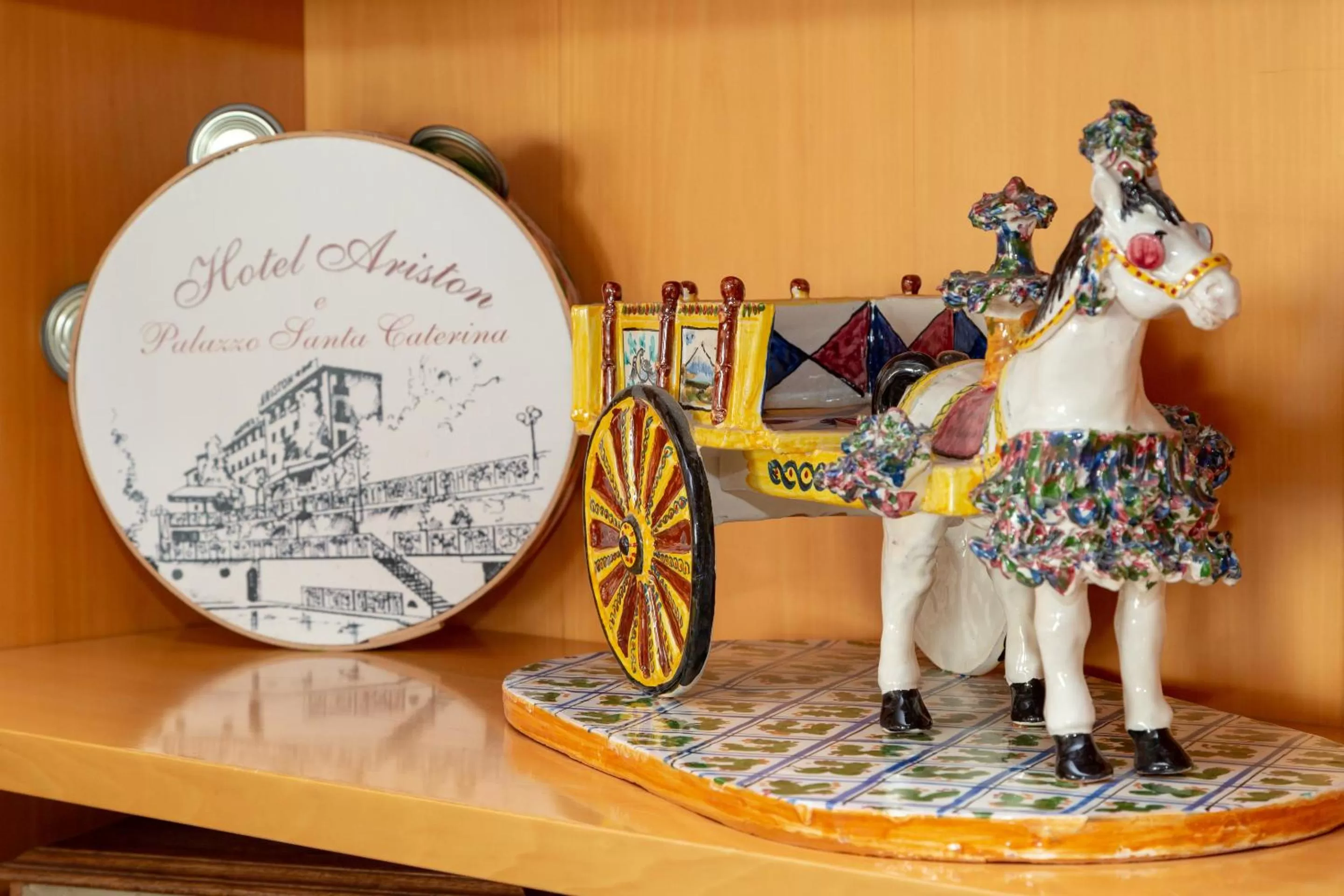 Communal lounge/ TV room in Hotel Ariston and Palazzo Santa Caterina