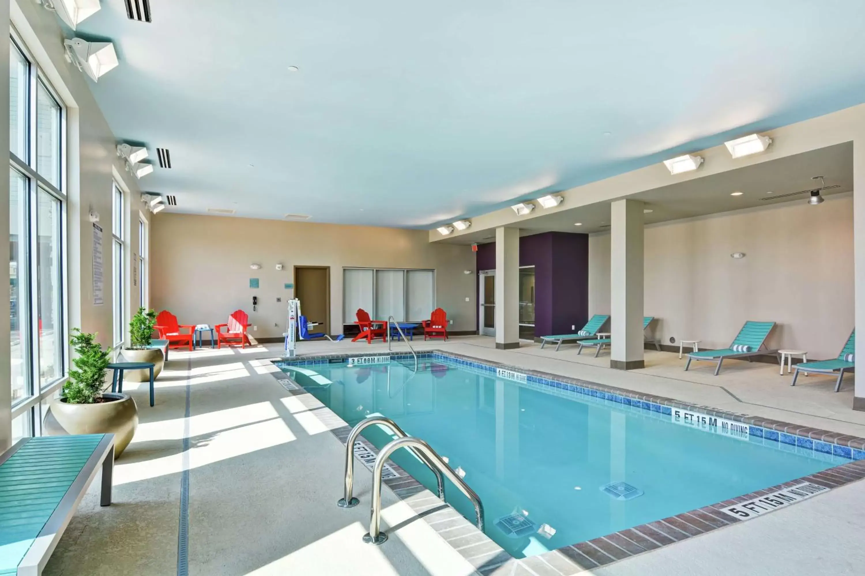 Pool view, Swimming Pool in Home2 Suites By Hilton Charlotte Piper Glen