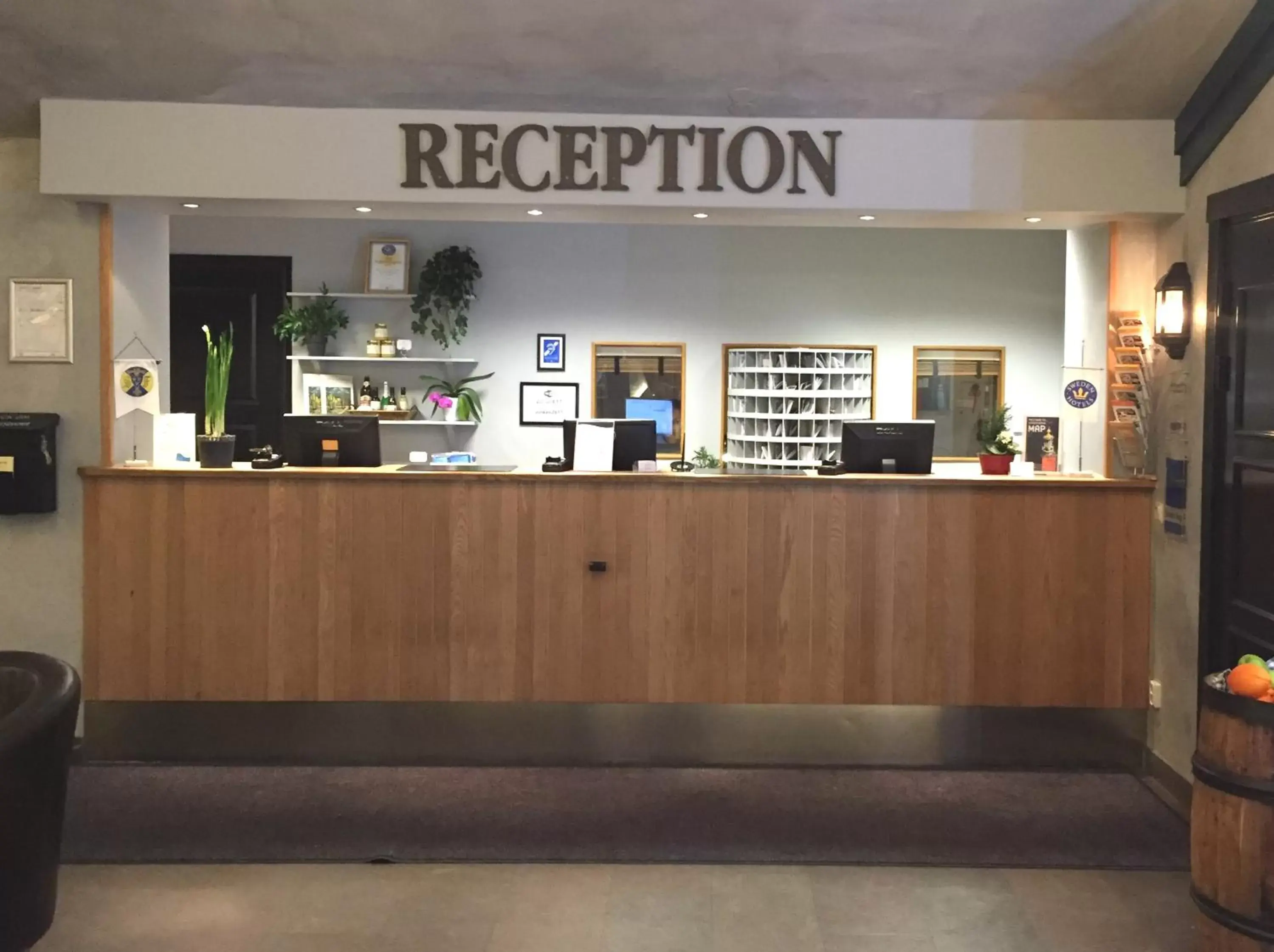 Lobby or reception in STF Zinkensdamm Hostel