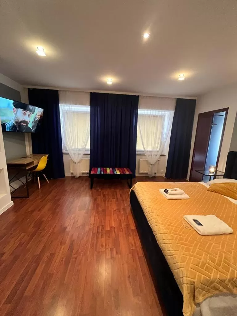 Photo of the whole room, Bed in Great Polonia Strzegom City Center