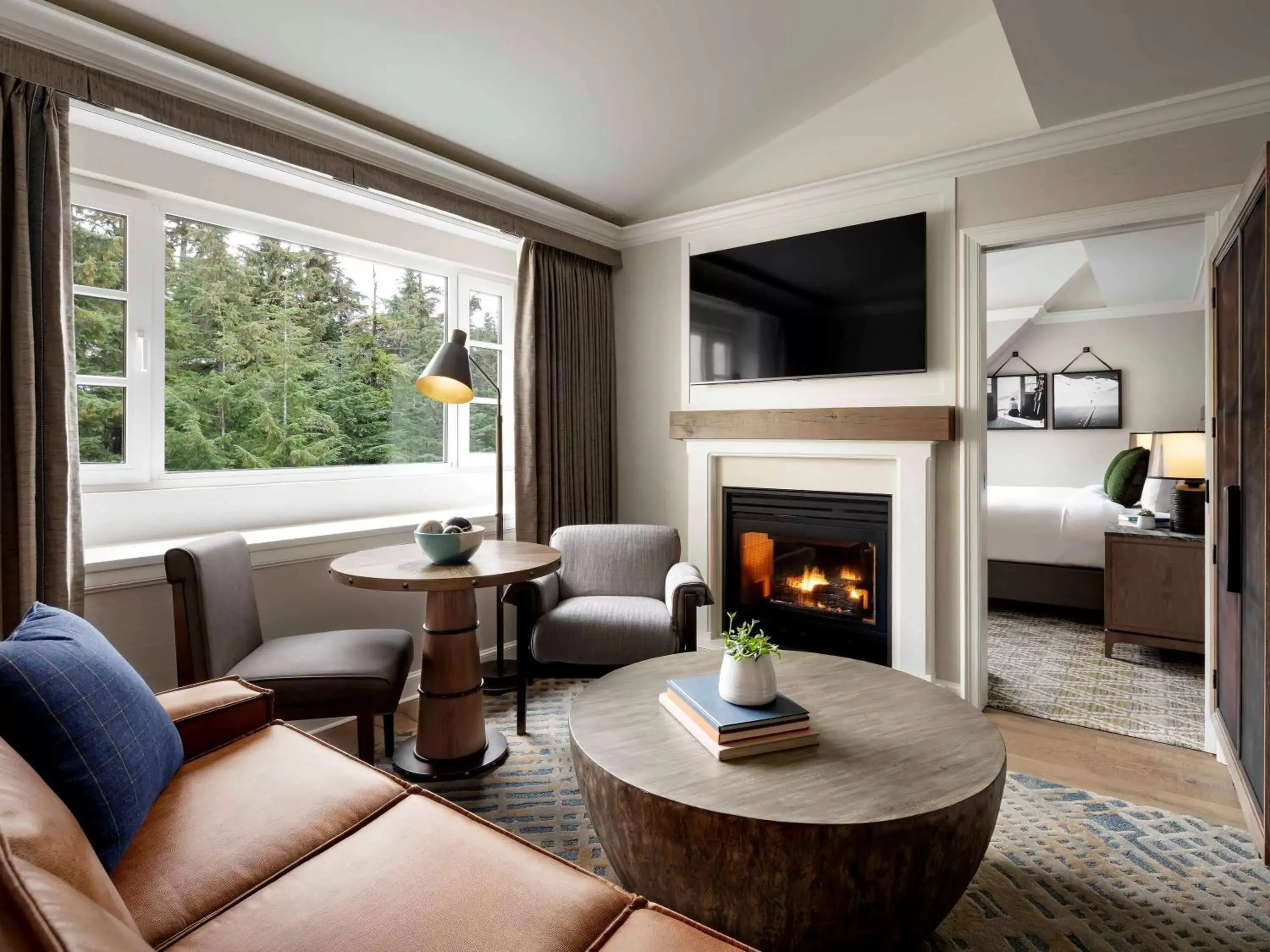 Photo of the whole room, Seating Area in Fairmont Chateau Whistler