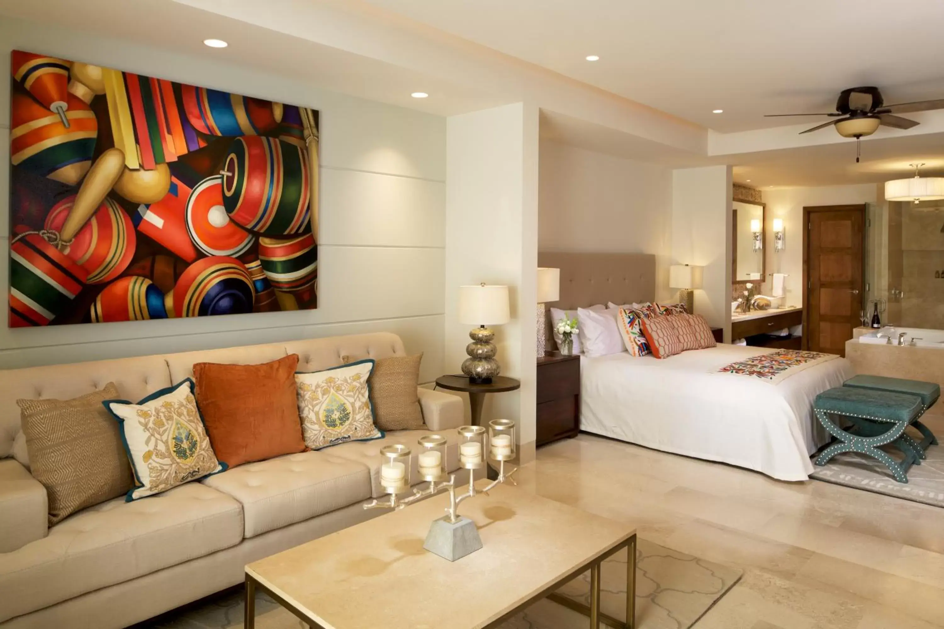 Kitchen or kitchenette, Seating Area in Grand Solmar Pacific Dunes Resort, Golf & Spa