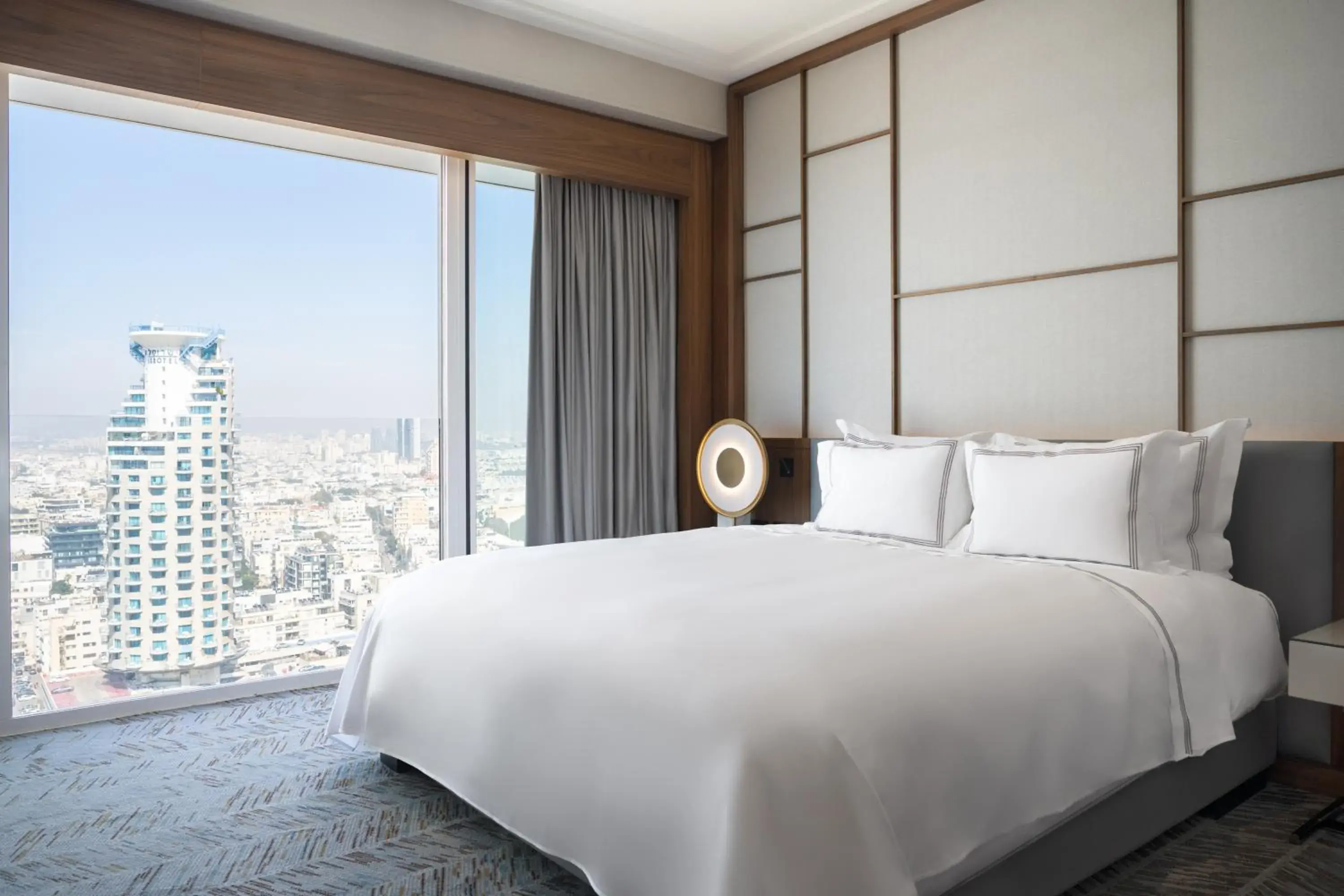 Bed in The David Kempinski Tel Aviv