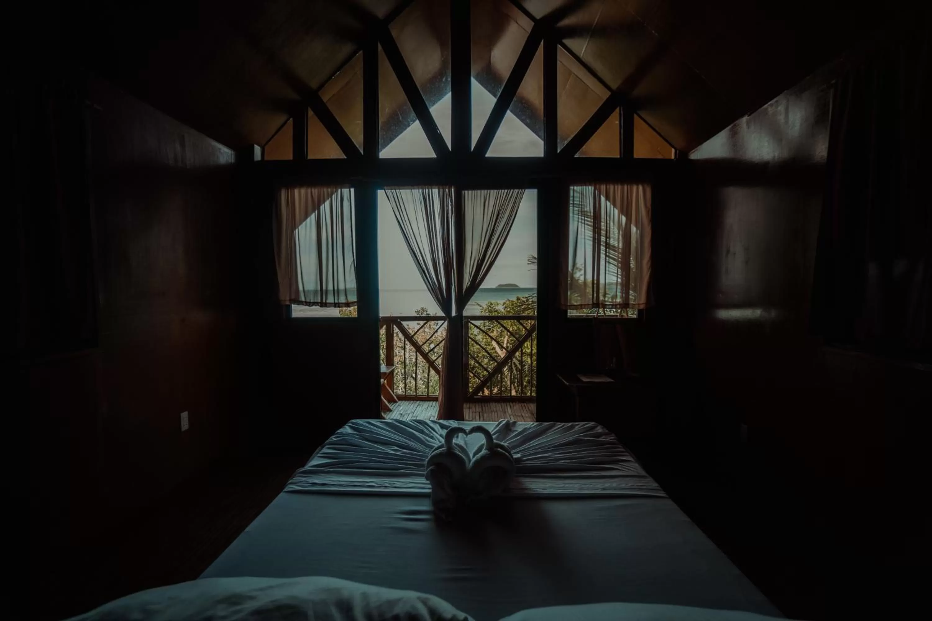 Bed in Cocovana Beach Resort