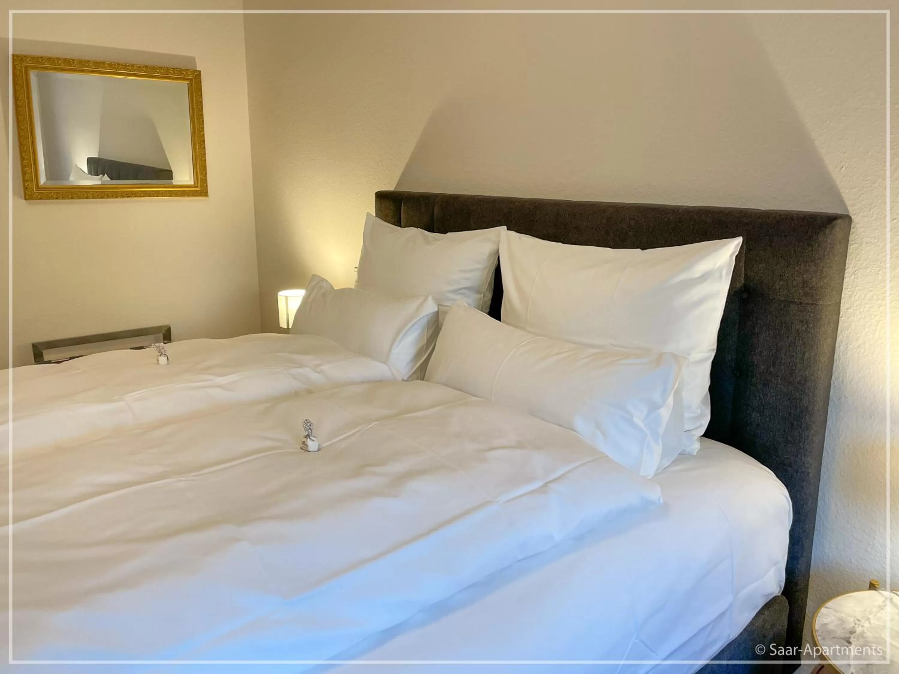 Bed in Saar-Apartments