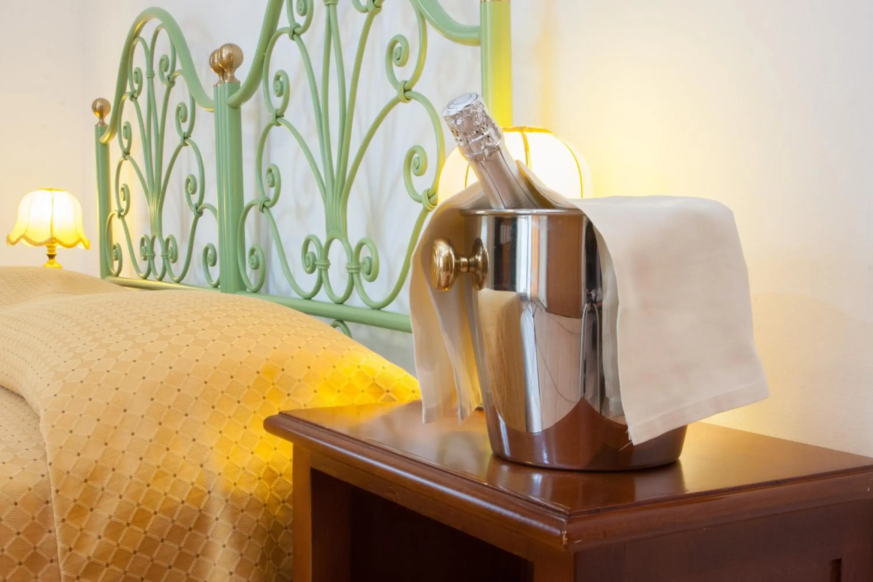 Decorative detail, Bed in Hotel Bisesti ***S