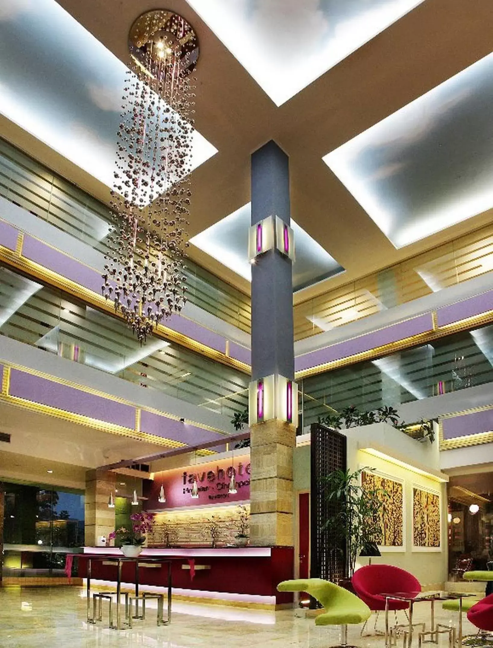 Lobby or reception, Lounge/Bar in favehotel Premier Cihampelas