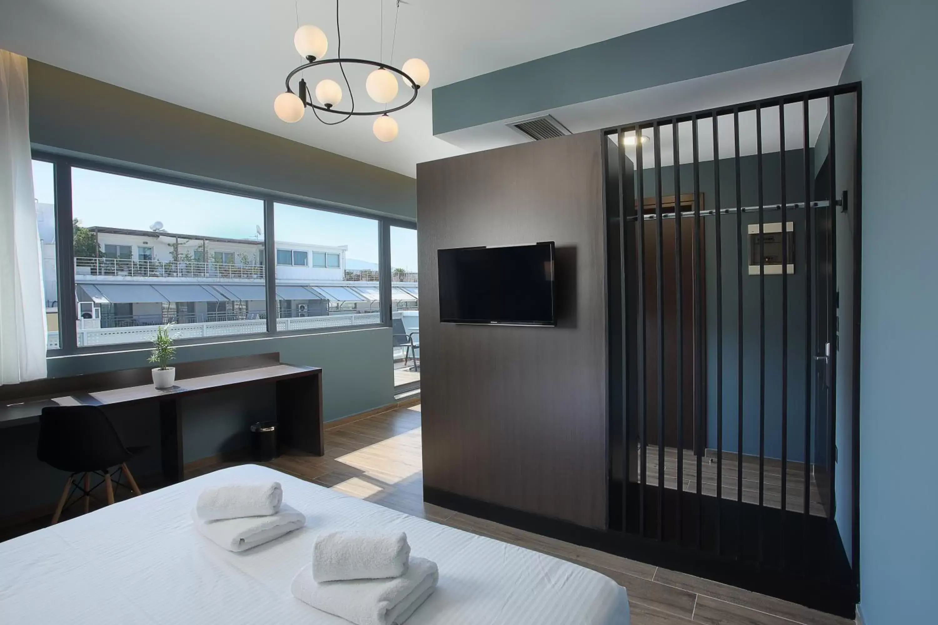 Deluxe Double Room with Balcony and Acropolis View in Athens21 Deluxe Double Room with Balcony and Acropolis View in Athens21