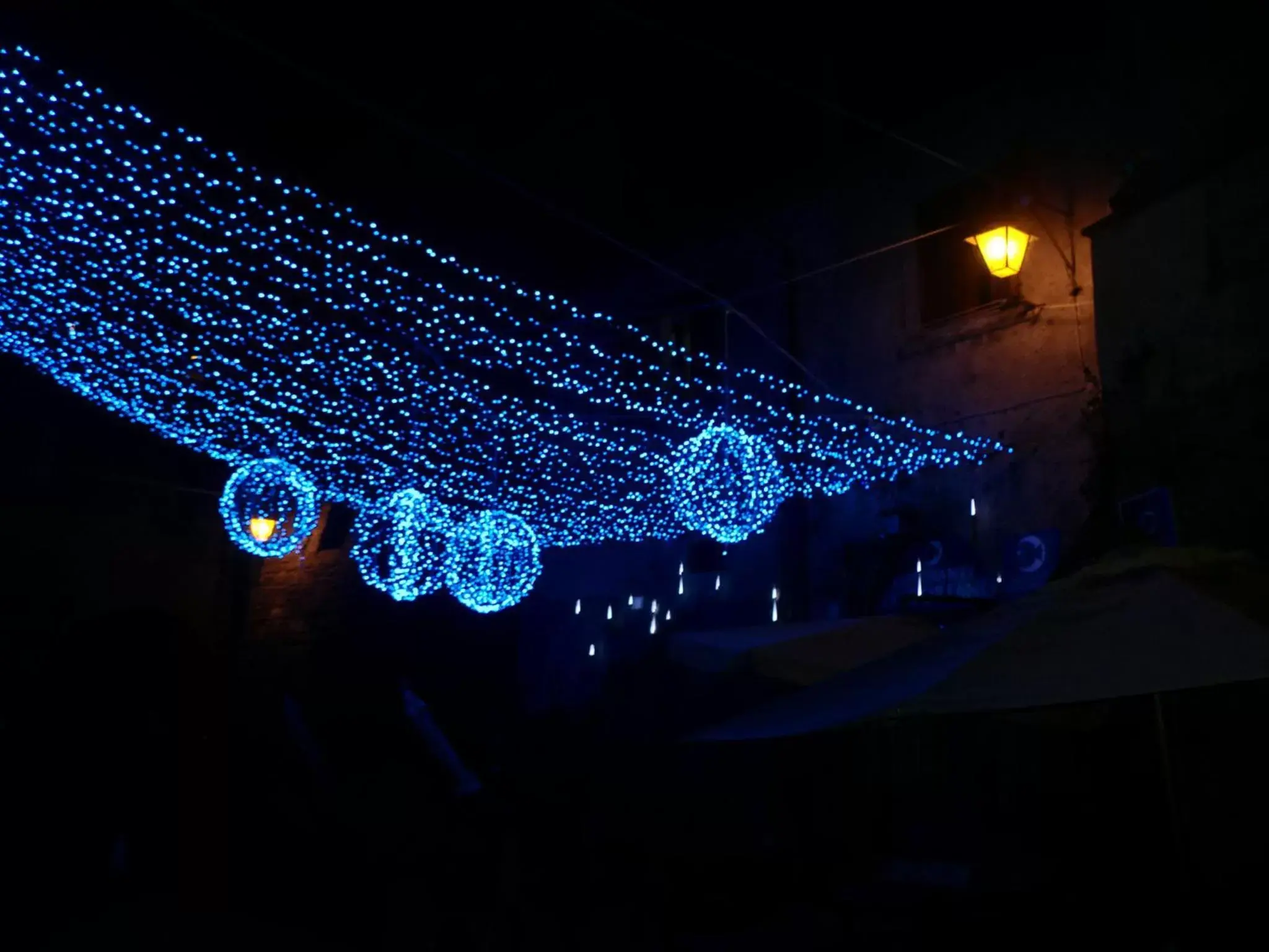 Street view in Viterbo Antica