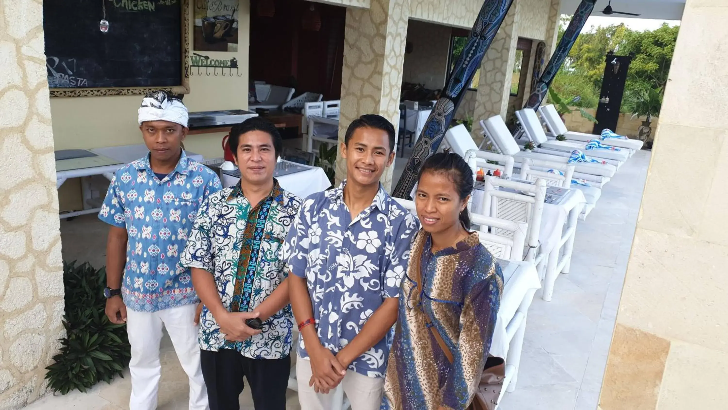 Staff in Villa Umbrella Lombok