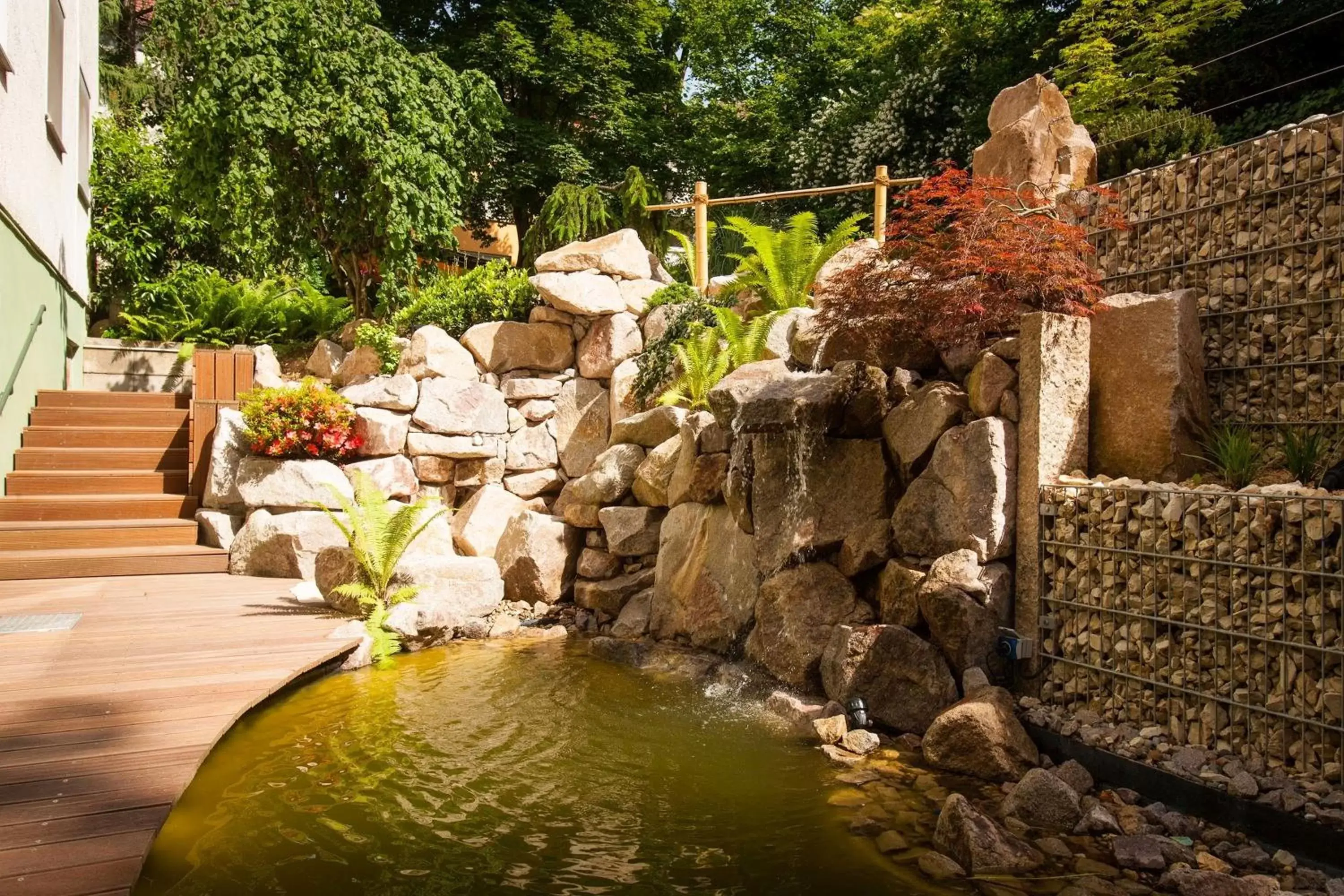 Patio in Hotel Azenberg