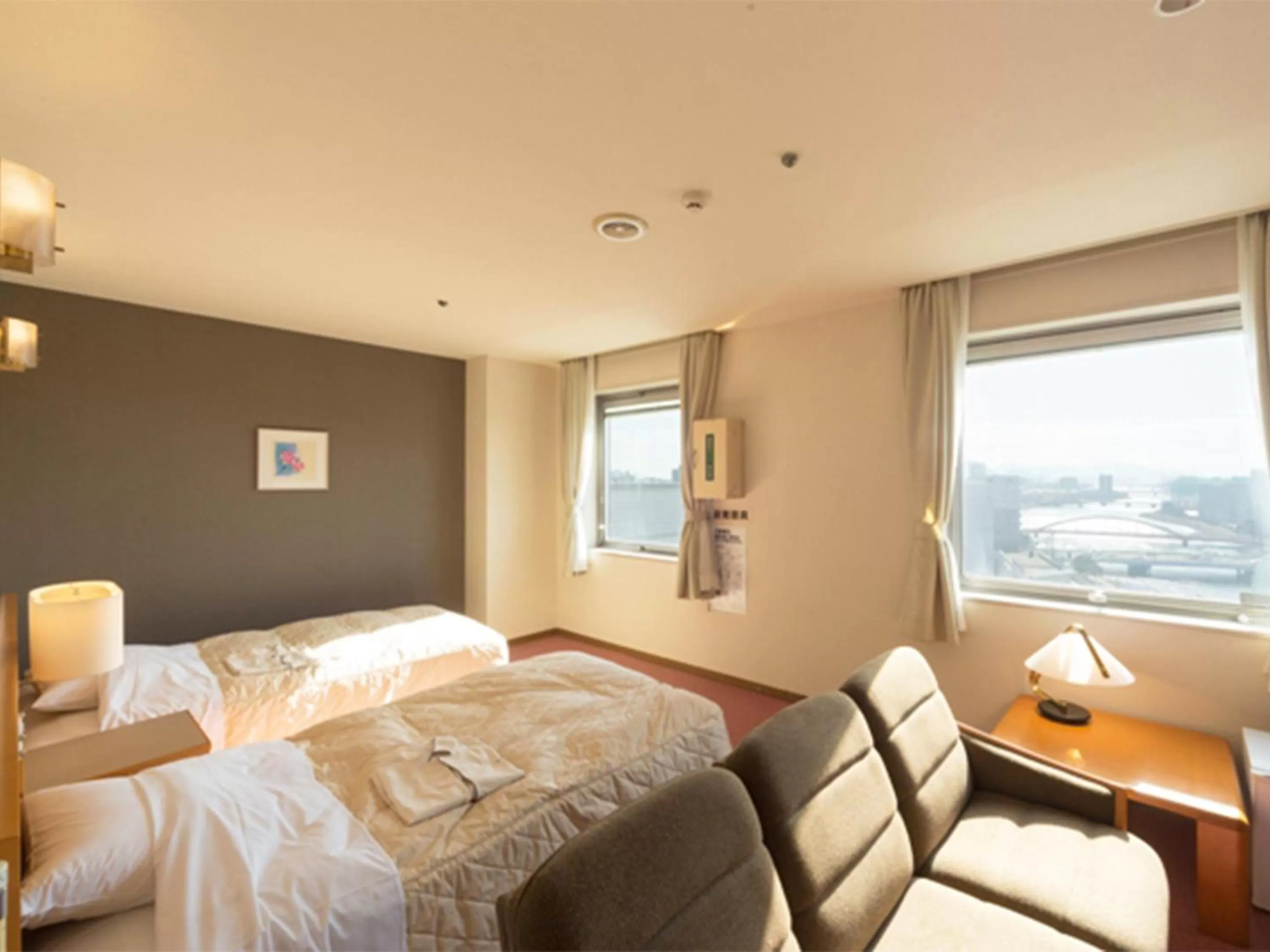 Photo of the whole room, Bed in Hiroshima International Youth House JMS Aster Plaza